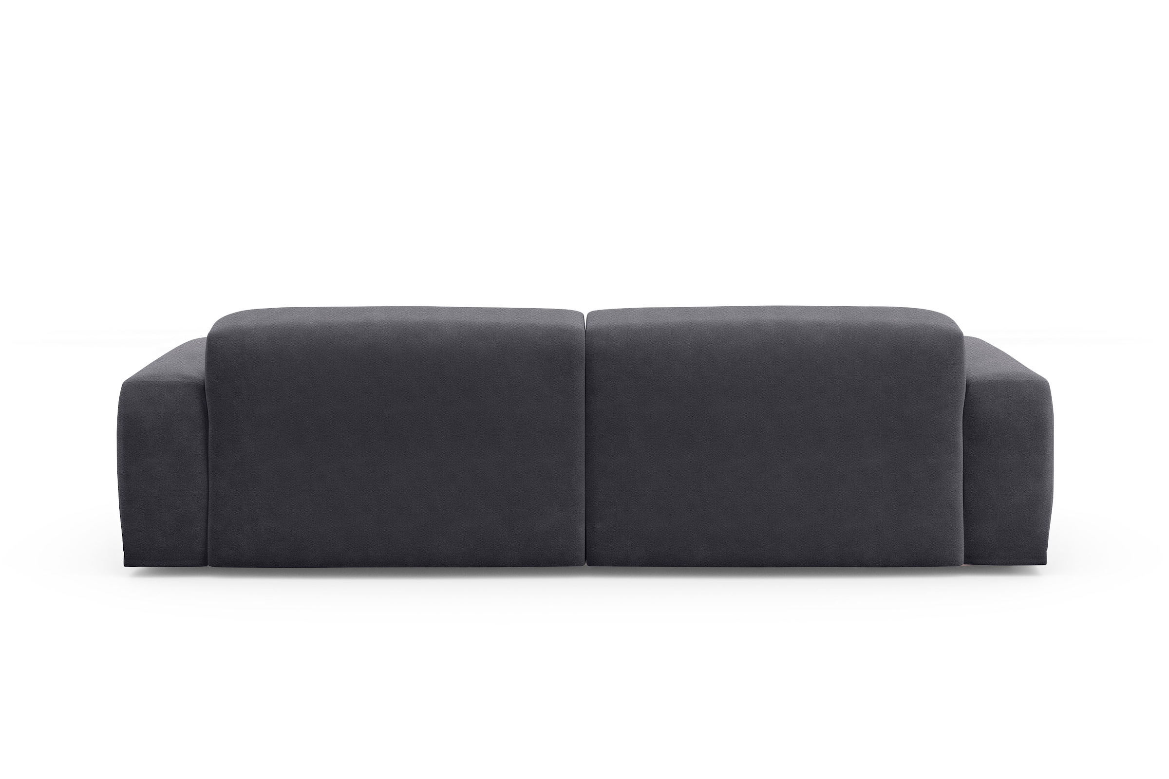 TRENDMANUFAKTUR Big-Sofa »Braga Japandi-Design, mit hochwertigem Kaltschaum, Megasofa, in Cord« modernes Big-Sofa, Couch mit hohem Sitzkomfort, 254/72/107 cm (B/H/T)