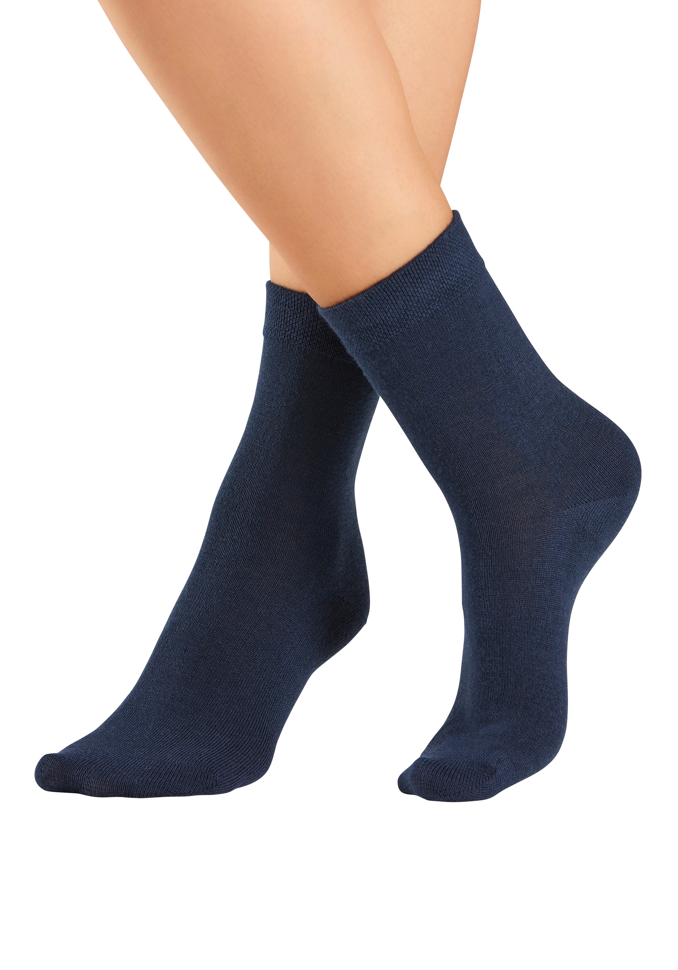 Bench. Socken, (Packung, 3 Paar), Damensocken aus flauschigem Material mit wärmender Wolle