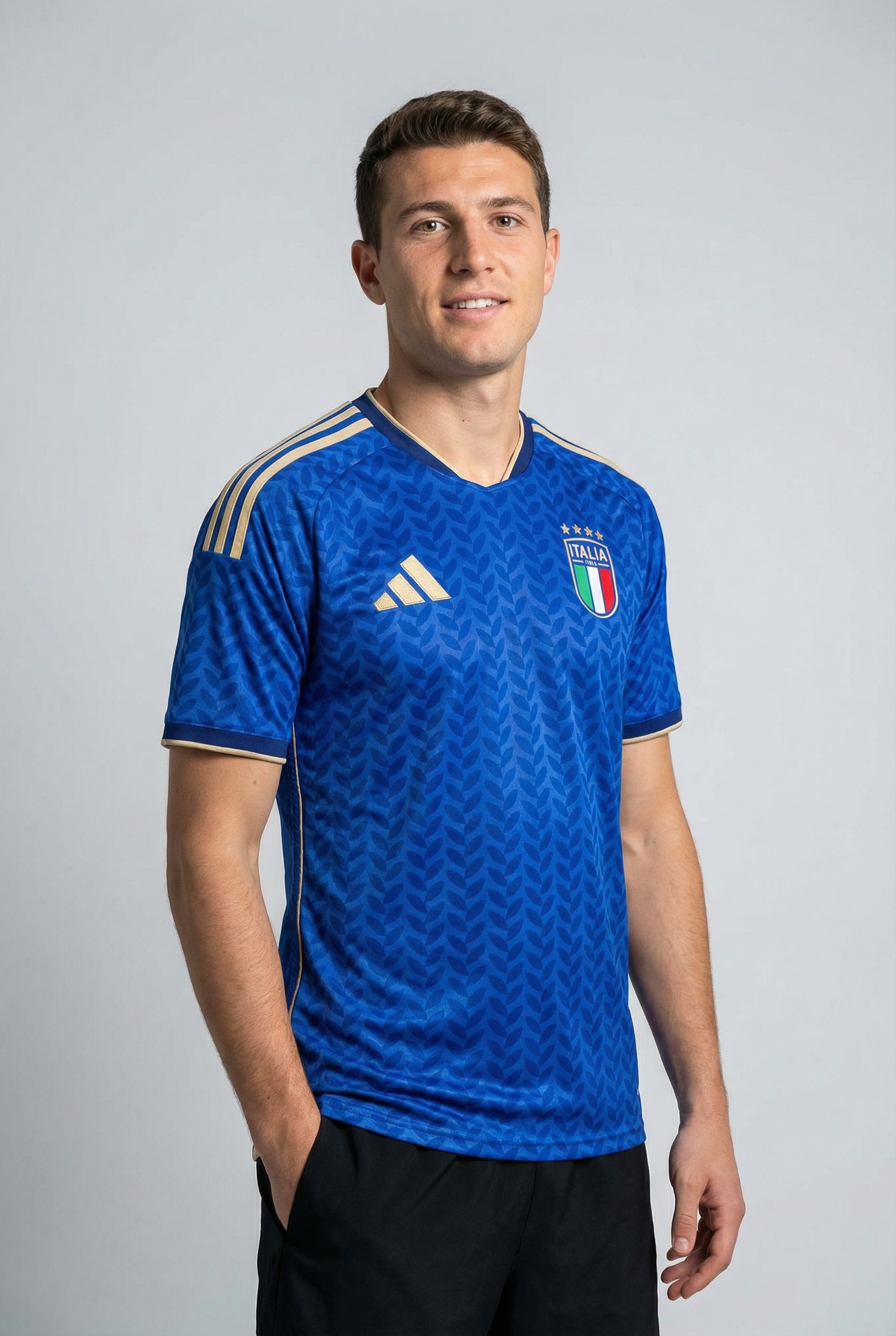 Image of adidas Performance Fussballtrikot "ITALIEN 26 HEIMTRIKOT" für Jugendliche, mit Climacool Technologie, atmungsaktiv
