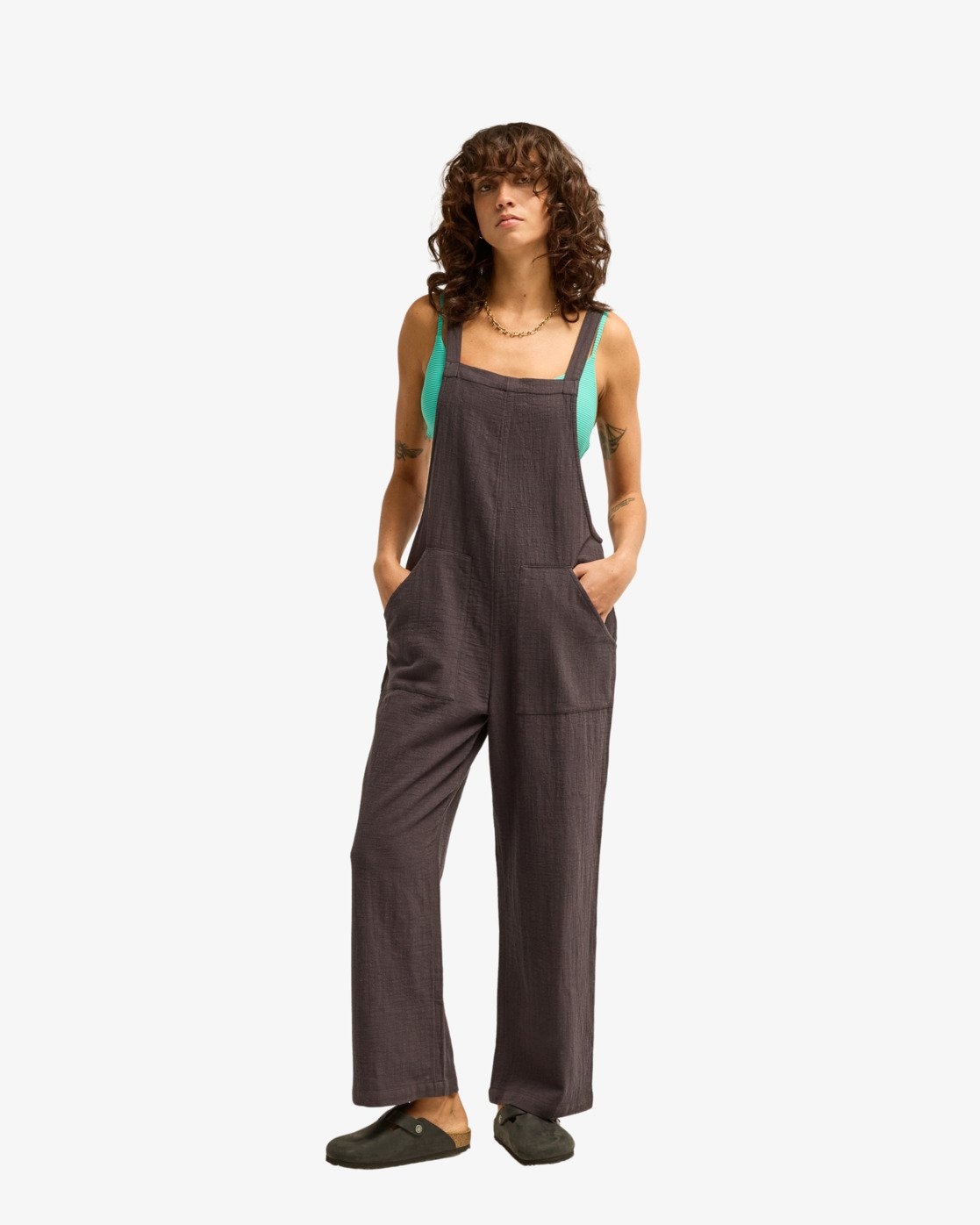 Image of Billabong Jumpsuit "PACIFIC TIME" mit aufgesetzten Taschen und im Rücken verstellbaren Trägern