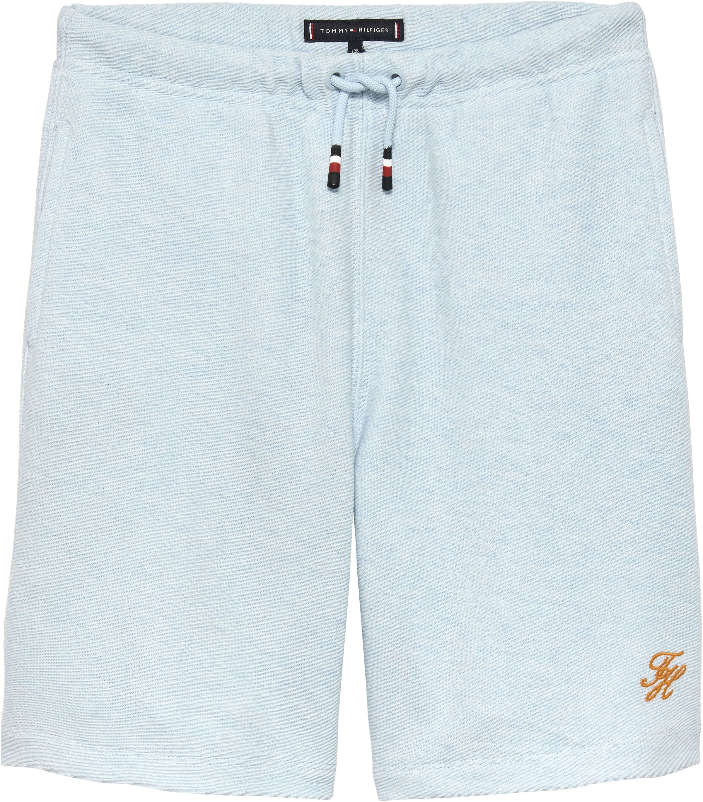 Tommy Hilfiger Shorts »TH SCRIPT JERSEY TWILL SHORT«  Kinder bis 16 Jahre, weites Bein