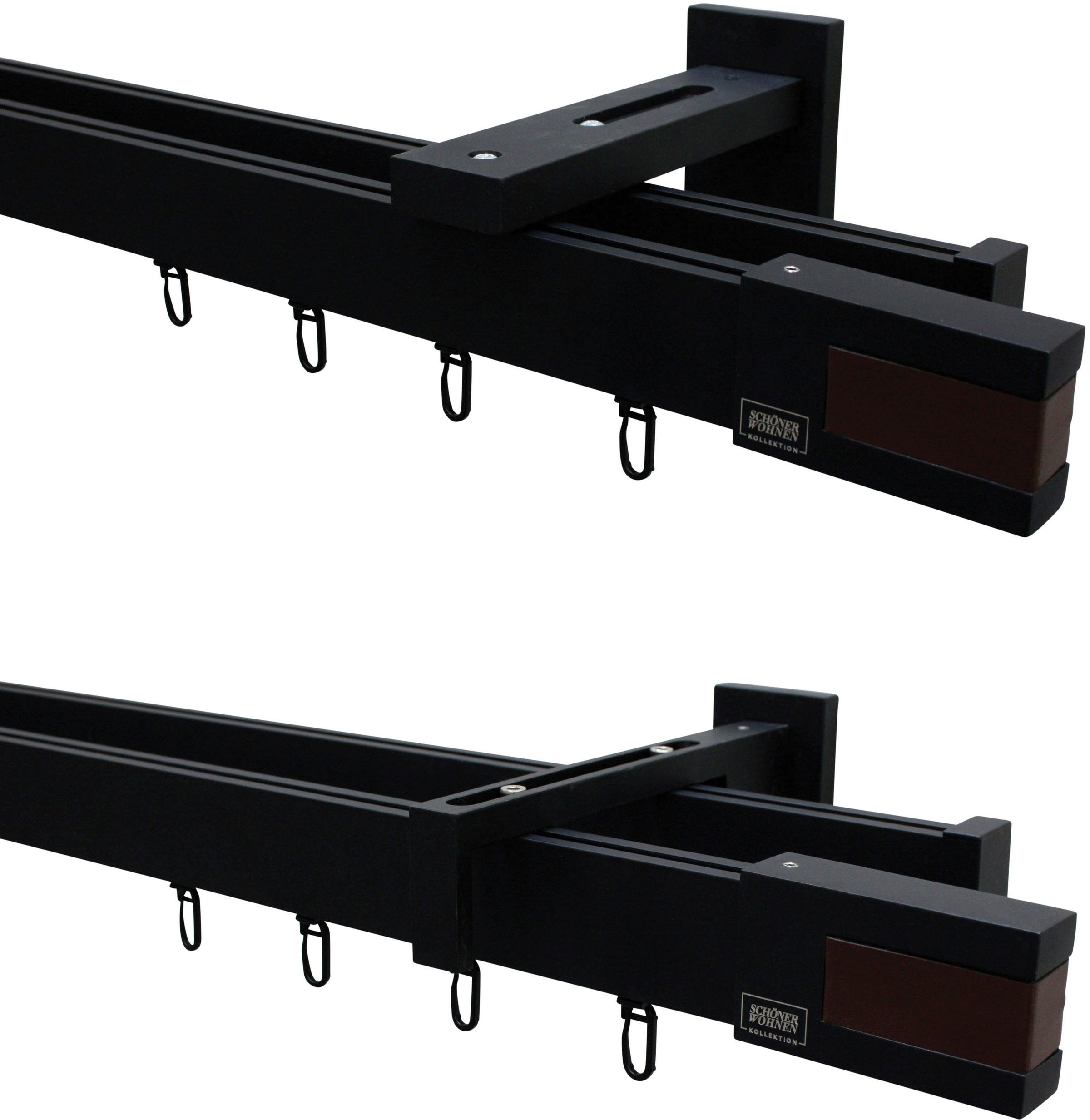 SCHÖNER WOHNEN-Kollektion Gardinenstangen-Endstück »Endkappe« Serie Einzelprogramm Matteo rechteckig