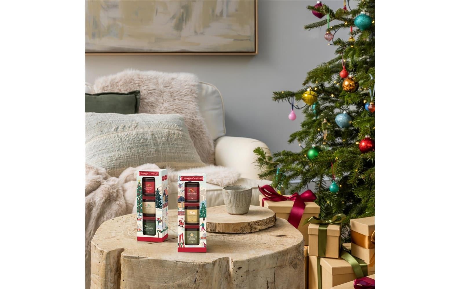 Yankee Candle Bougie parfumée »Kerzenglas Après Ski 3 x 37 g«