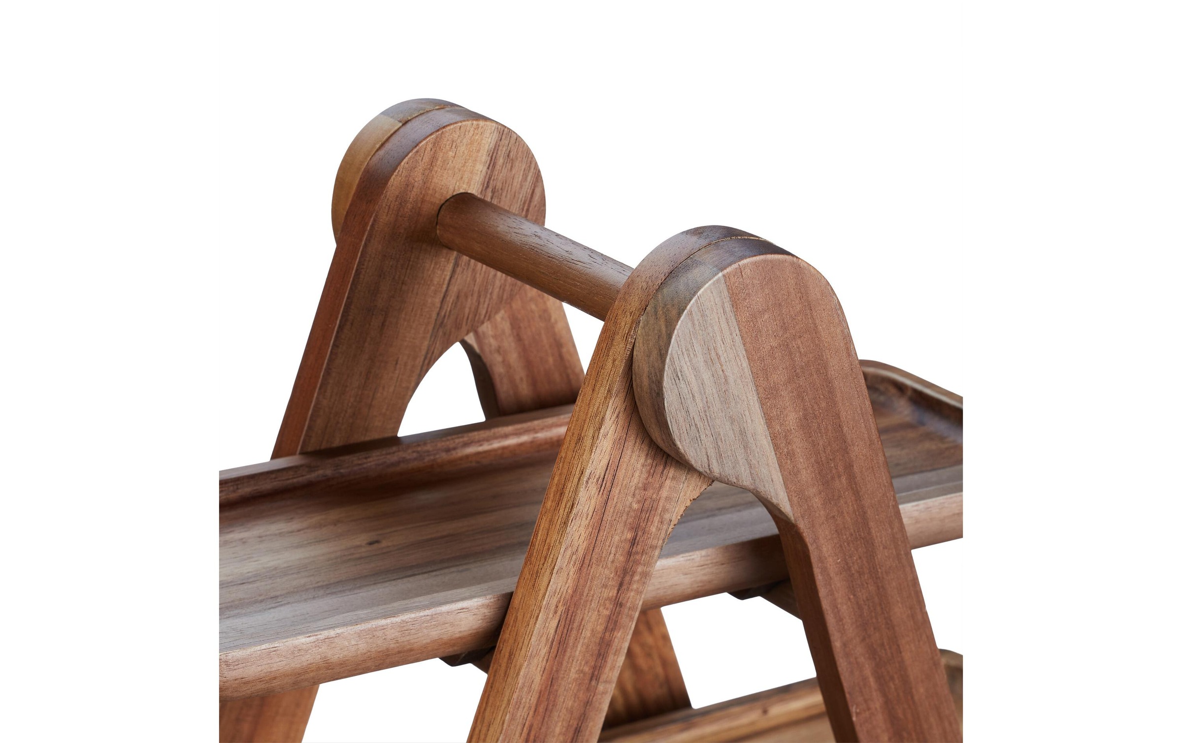 relaxdays Etagere »3-stufig«, Holzart: Akazie (China)