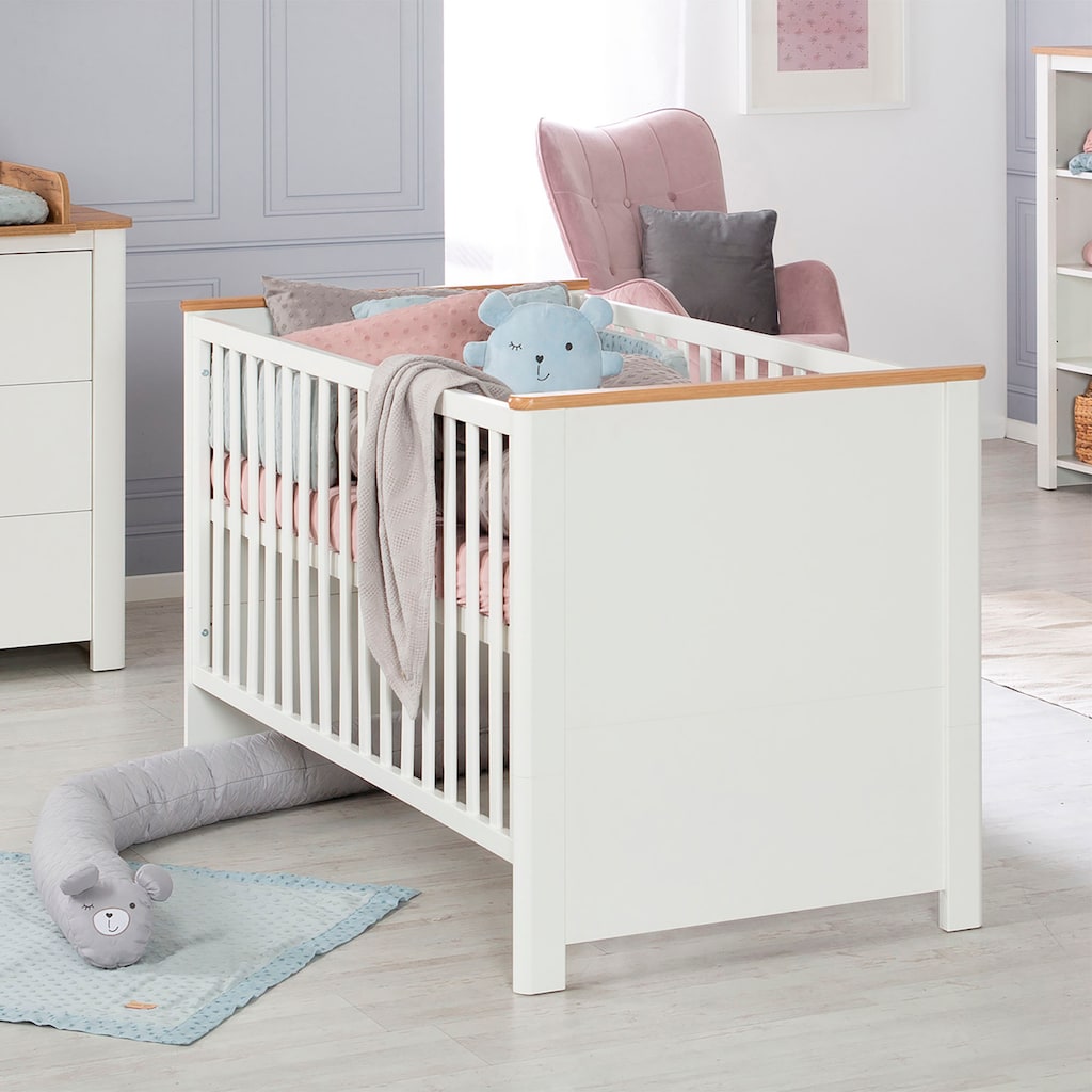 roba® Babymöbel-Set »Ava«, (Spar-Set, 2 St., Kinderbett, Wickelkommode)