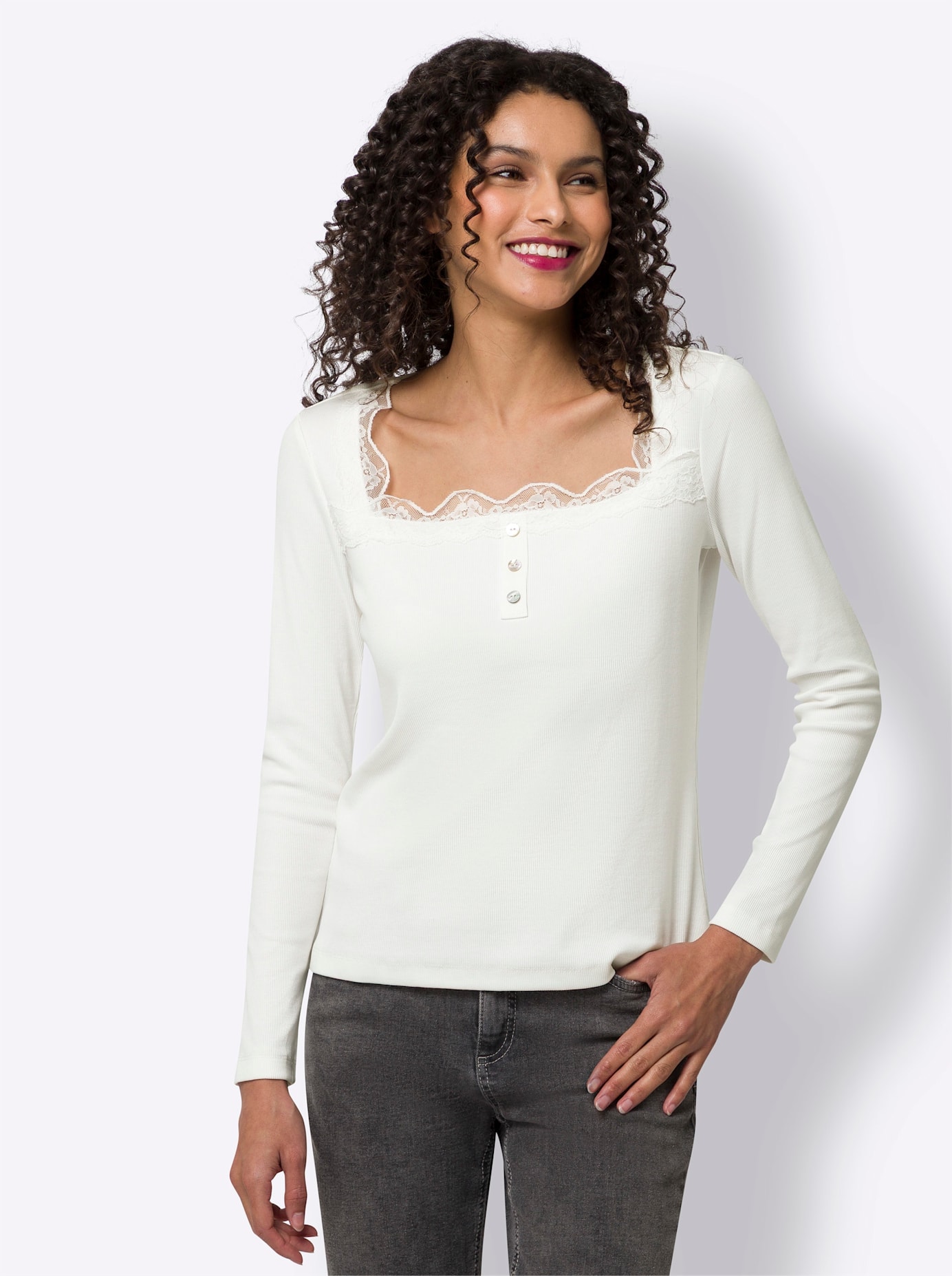 heine Langarmshirt »Shirt«, (1 tlg.)