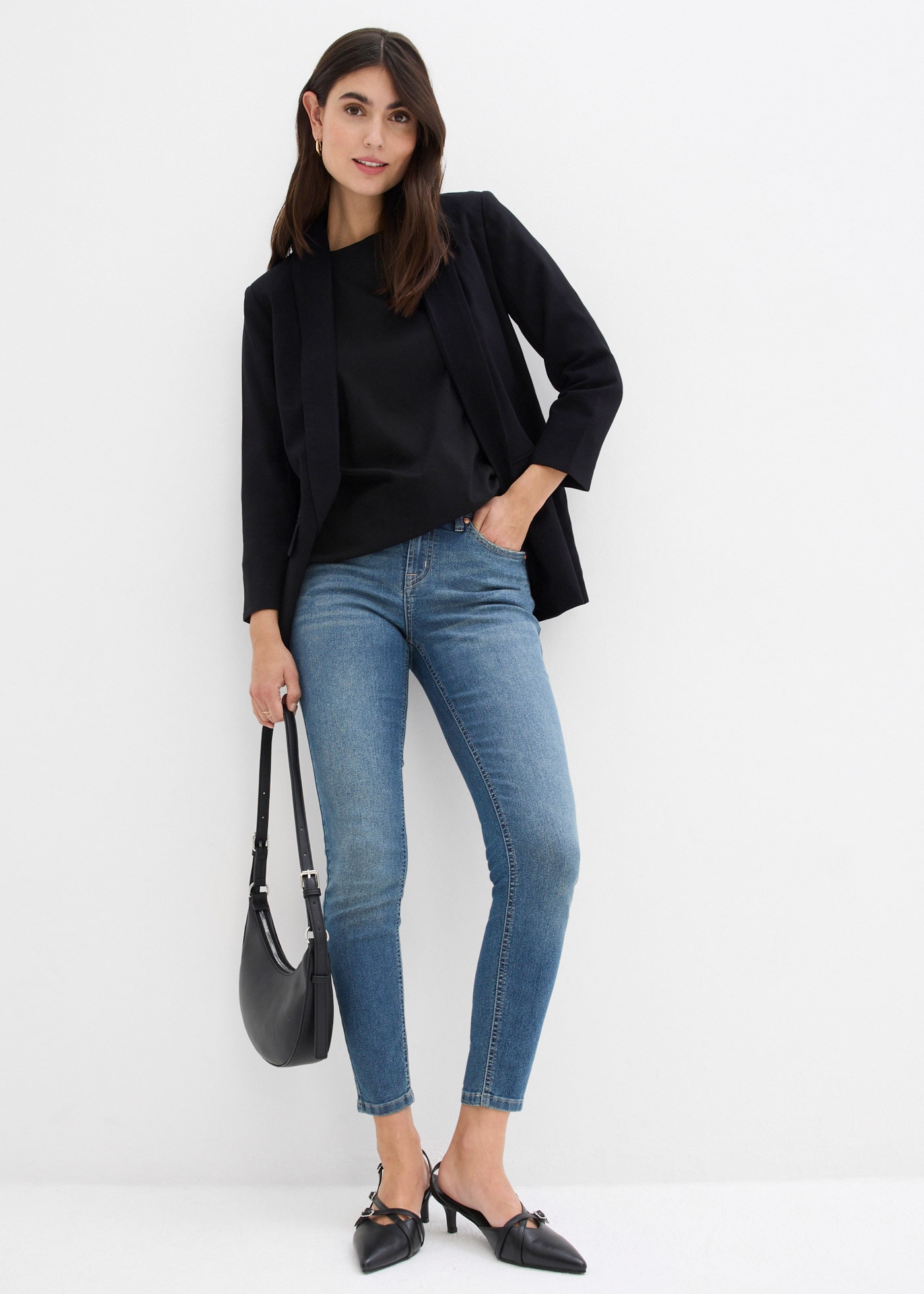 bonprix Jeans skinny 1 pièces mit Stretch-Anteil, bequemer Sitz, hoher Baumwollanteil