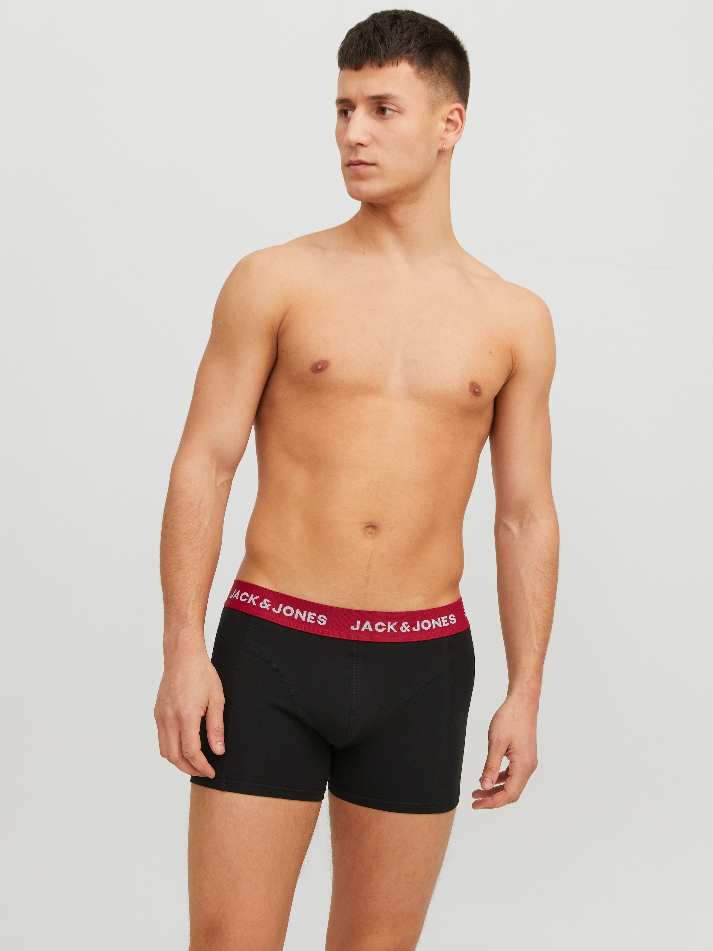 Jack & Jones Trunk »JACFLOWER BIRD TRUNKS 3 PACK NOOS« Packung, 3 Stk.