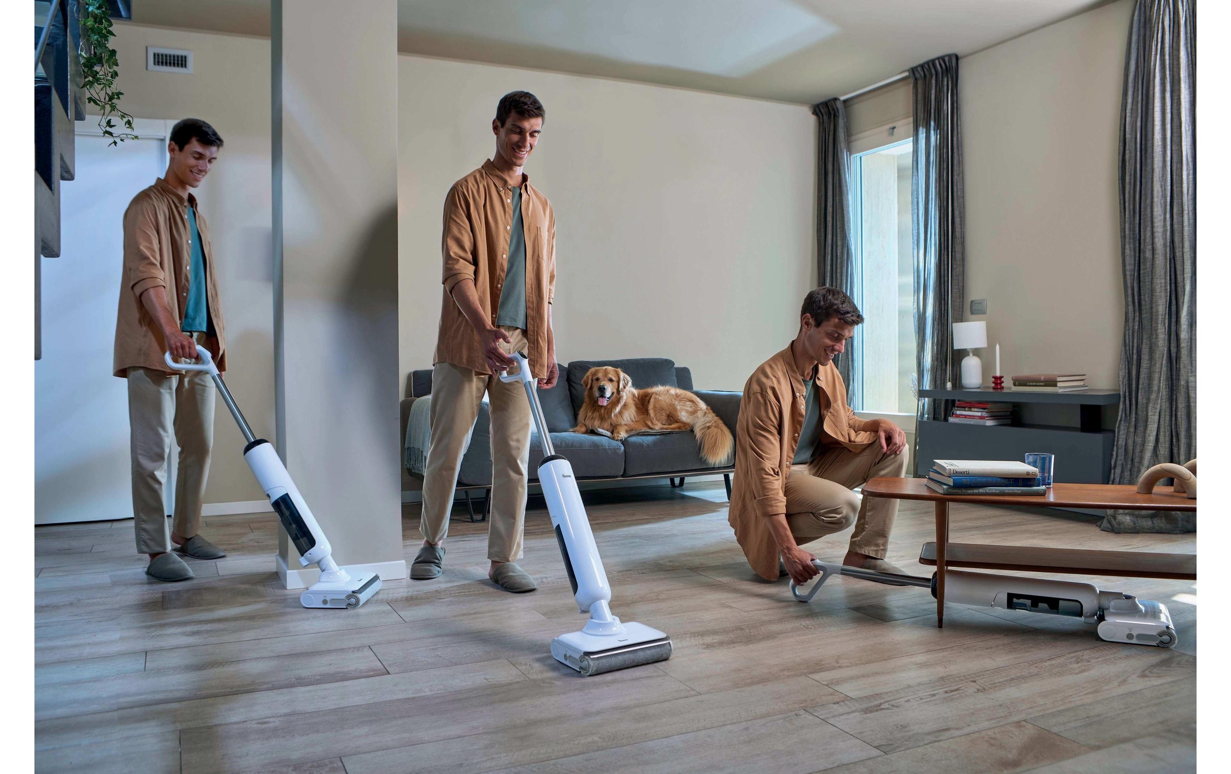 Hoover Nass-Trocken-Akkusauger »HW400 11« Kabelloser Nass- und Trockensauger mit 17.000 Pa Saugkraft