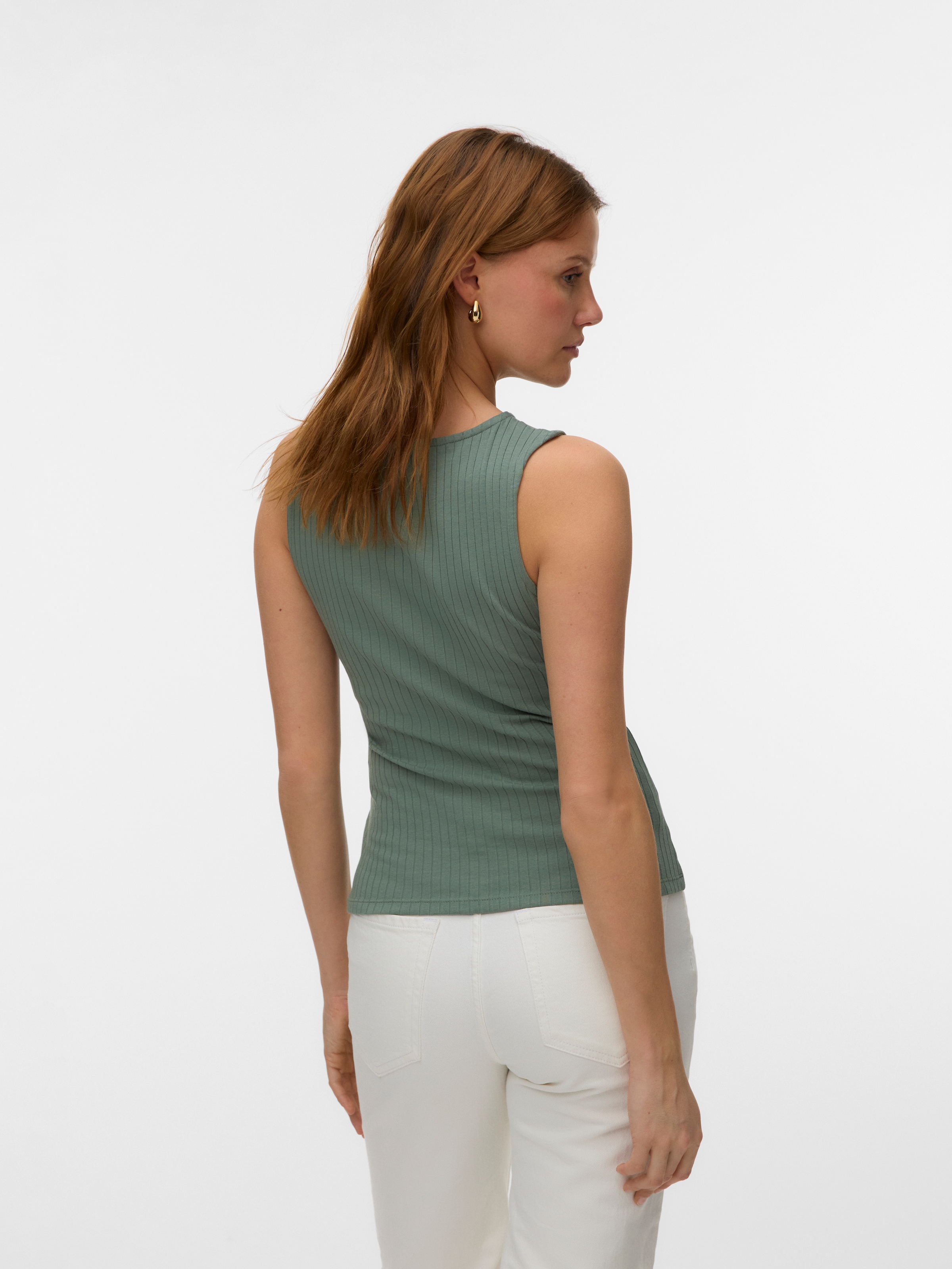Vero Moda Haut de chemise »VMRUBY SL TOP JRS NOOS« mélange de coton