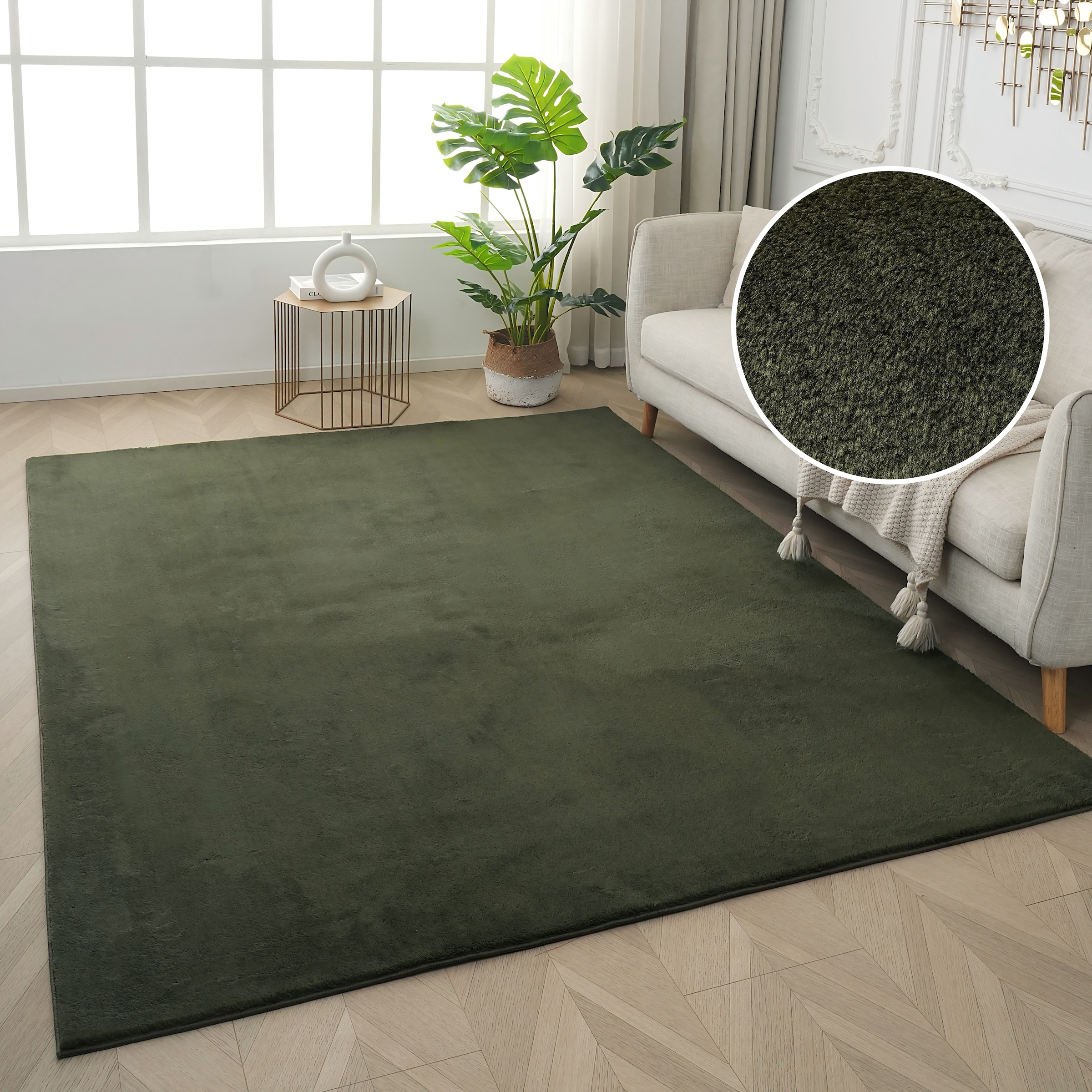 GOODproduct Teppich »Cali, in Standard- und Premium-Qualität, 13 mm oder 16 mm Höhe« rechteckig Uni-Farben, kuschelig, & weich, waschbar, Wohnzimmer, Schlafzimmer