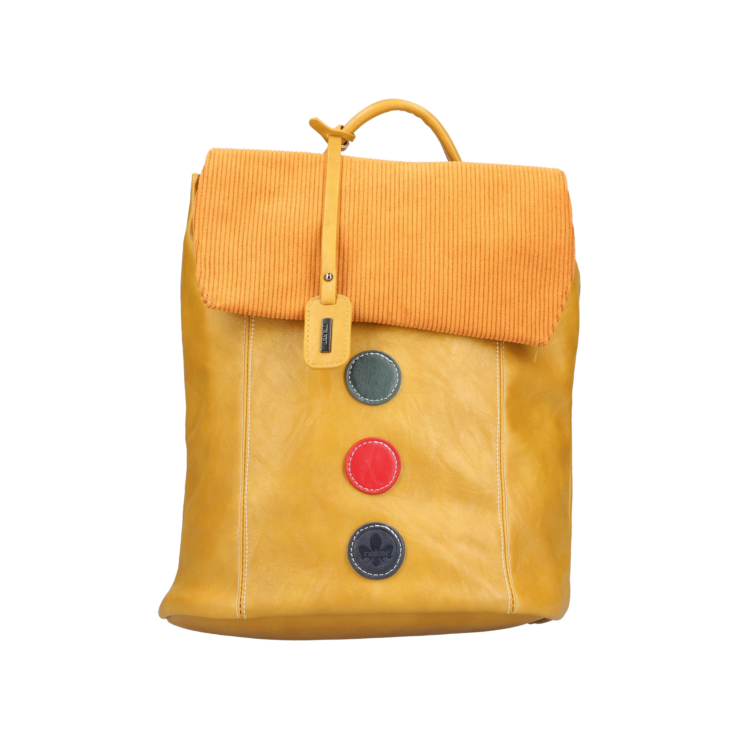 Rieker Cityrucksack Freizeitrucksack, Shoppingrucksack mit bunten Akzenten