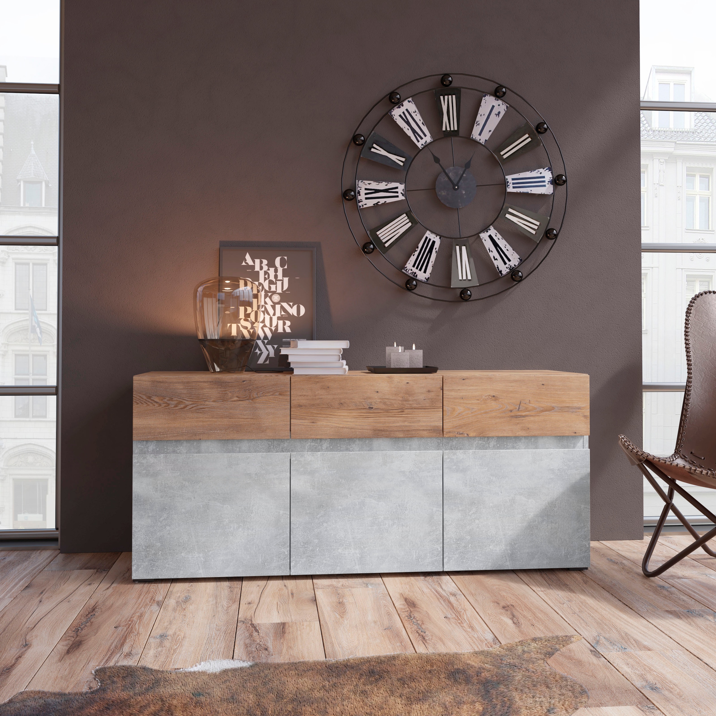 Image of Home affaire Lowboard "Rimini" Breite 135 cm
