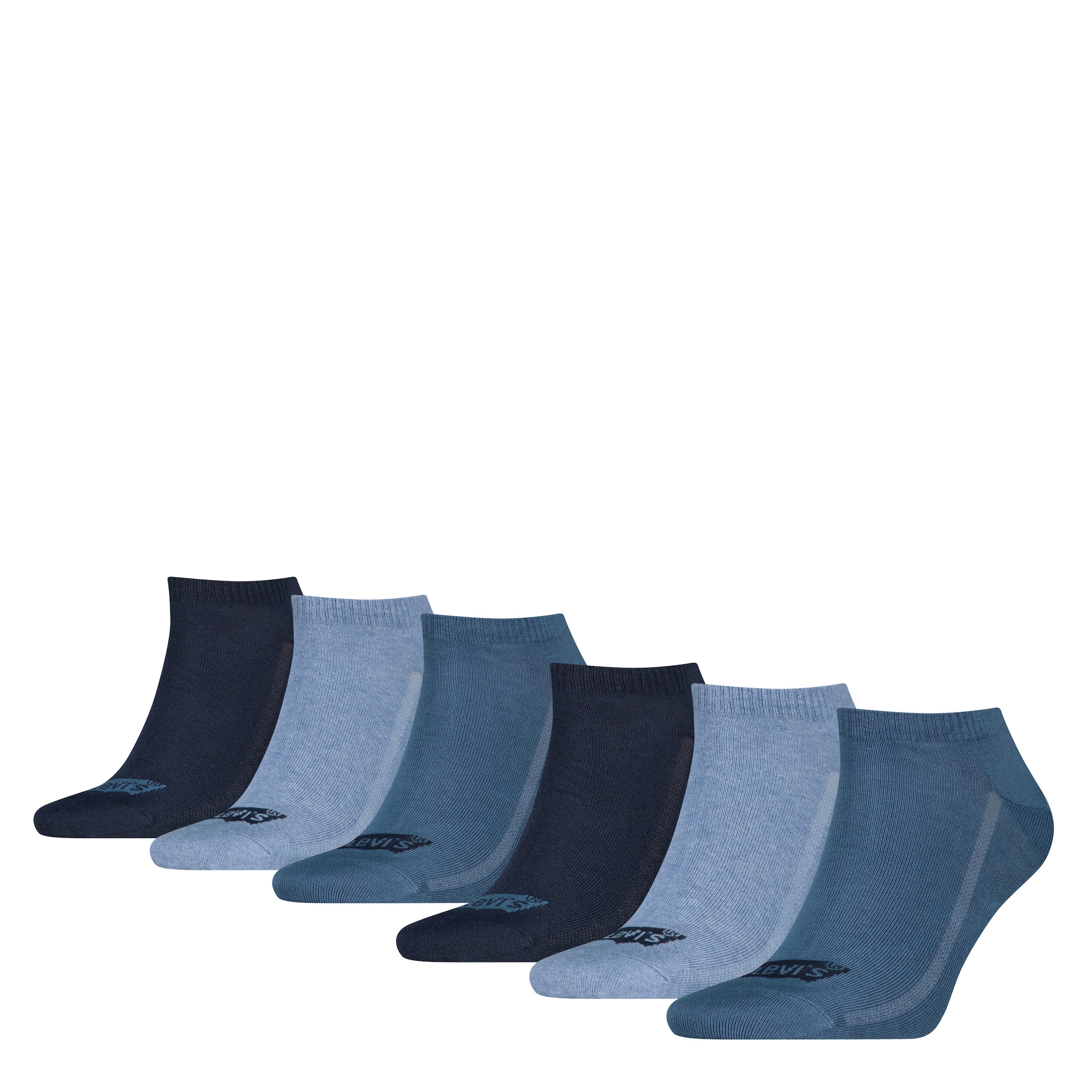 Image of Levis Sneakersocken "LEVIS LOW CUT BATWING LOGO 6P ECOM" Packung, 6 Paar, 6 Paar tlg. mit breitem Logobund