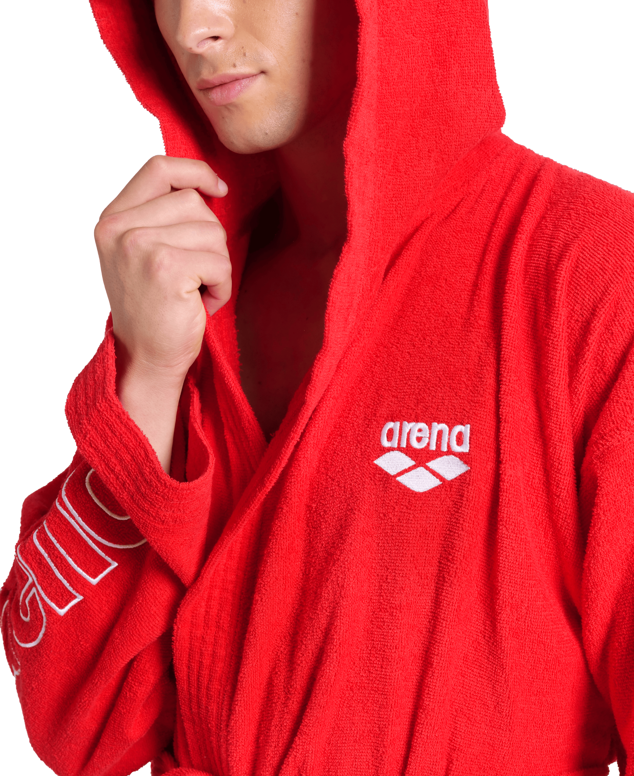 Arena Peignoir de bain »arena Unisex Zeppelin Bademantel« 1 cuis piscine, sauna, coton, unisexe, doux, confortable, capuche, léger