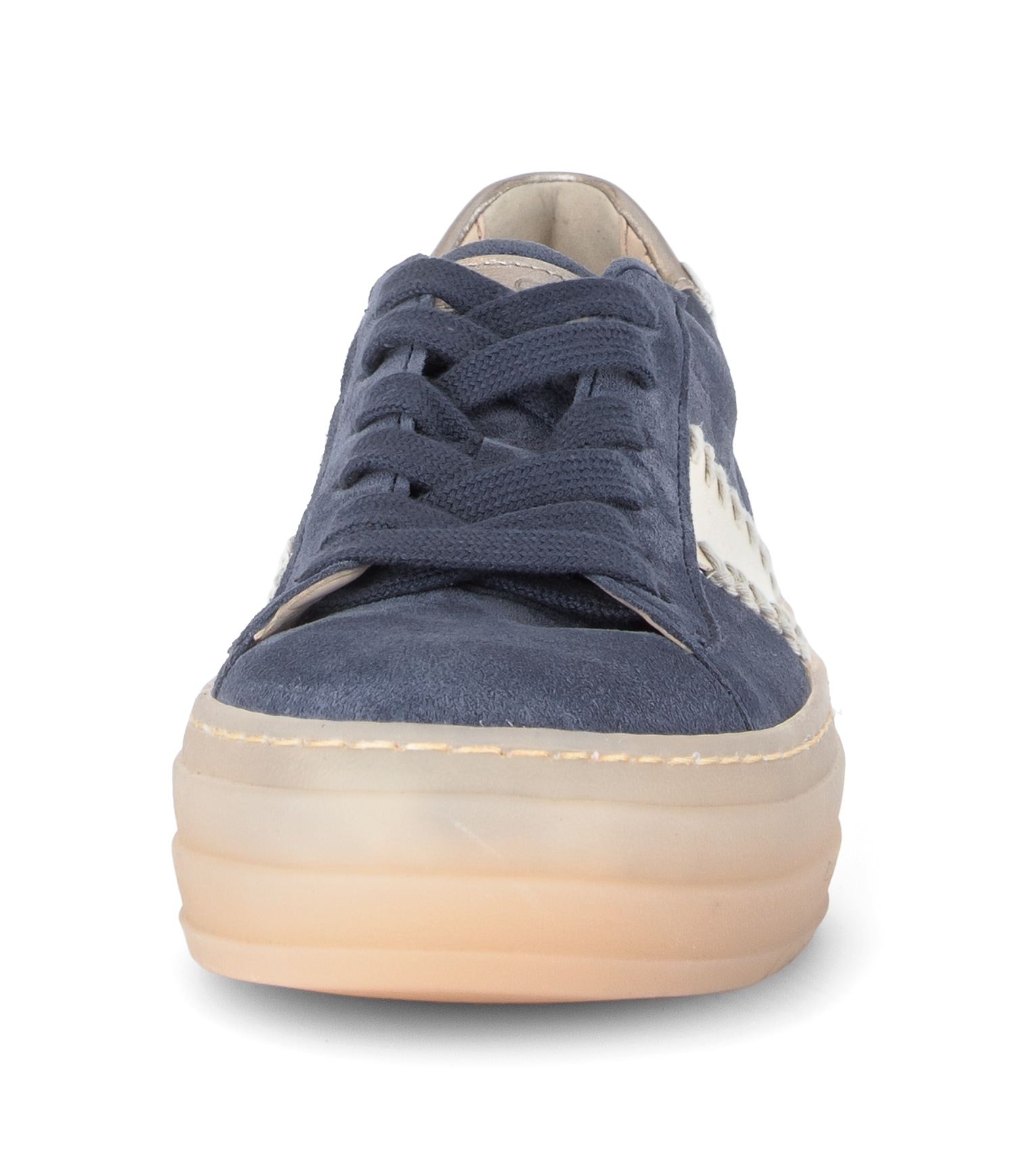 Gabor Plateausneaker  Freizeitschuh, Halbschuh, Schnürschuh mit transparenter Laufsohle