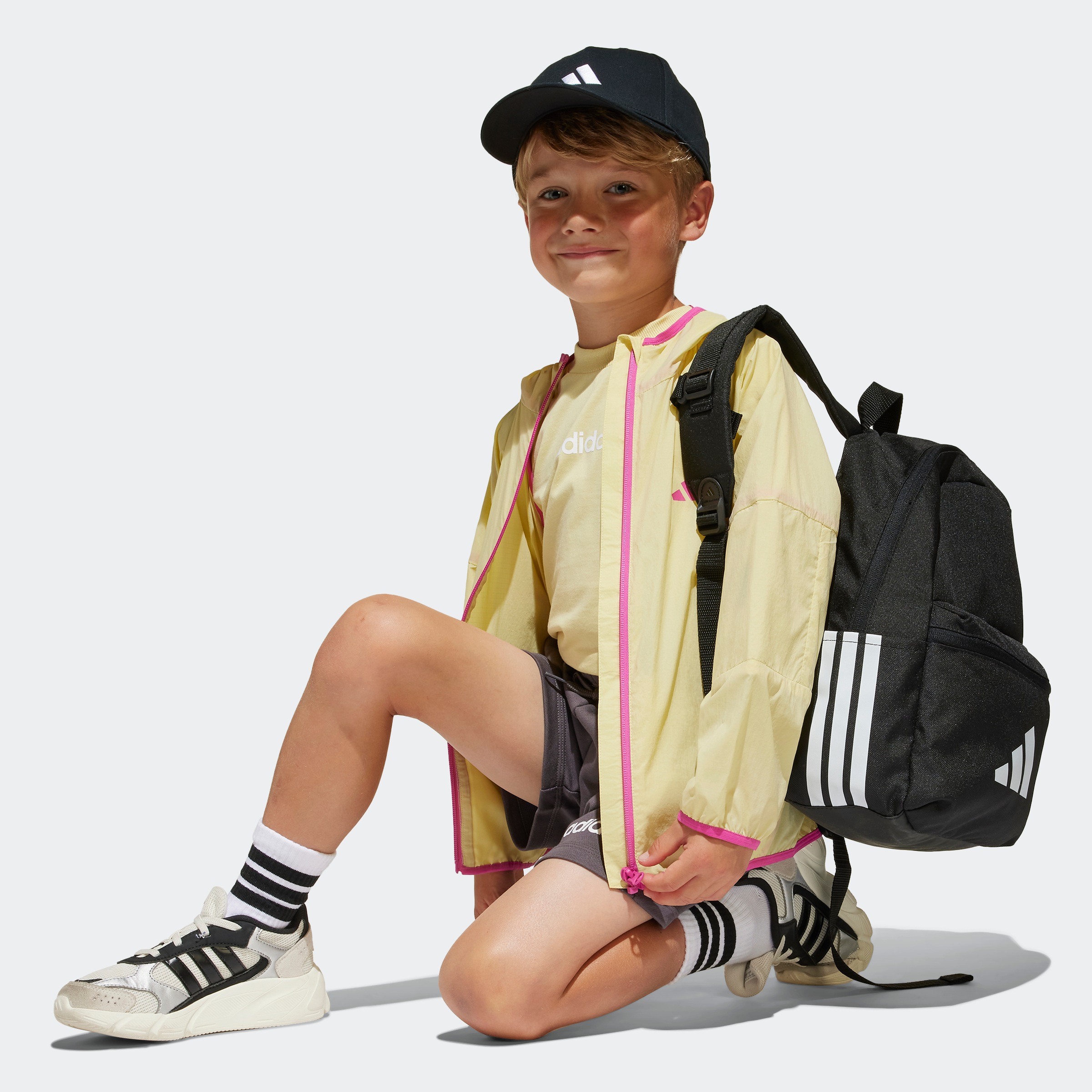 adidas Sportswear Trainingsanzug »LK LIN T-SET«, (2 tlg.)