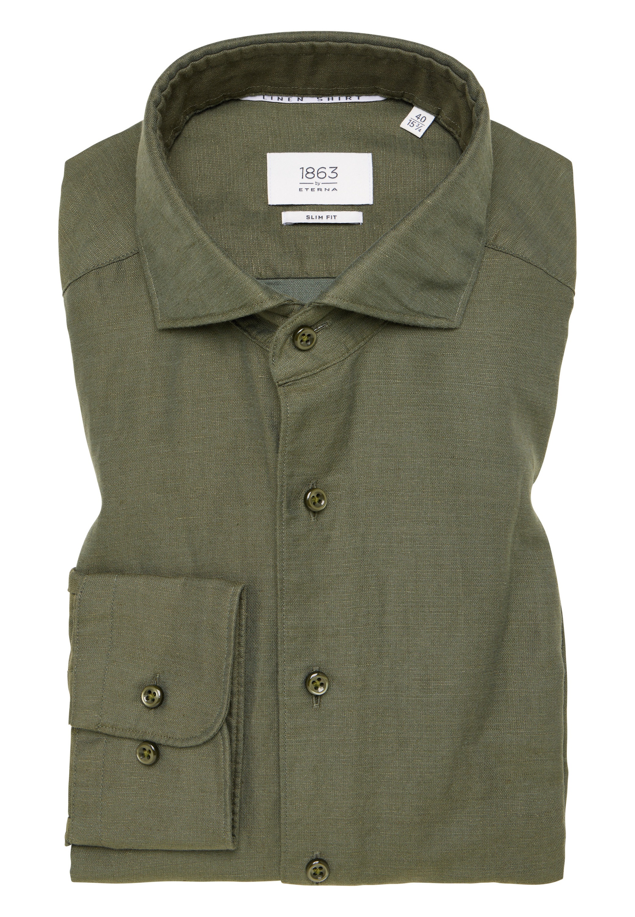 Eterna Langarmhemd »SLIM FIT«, EASY IRON (bügelleicht)