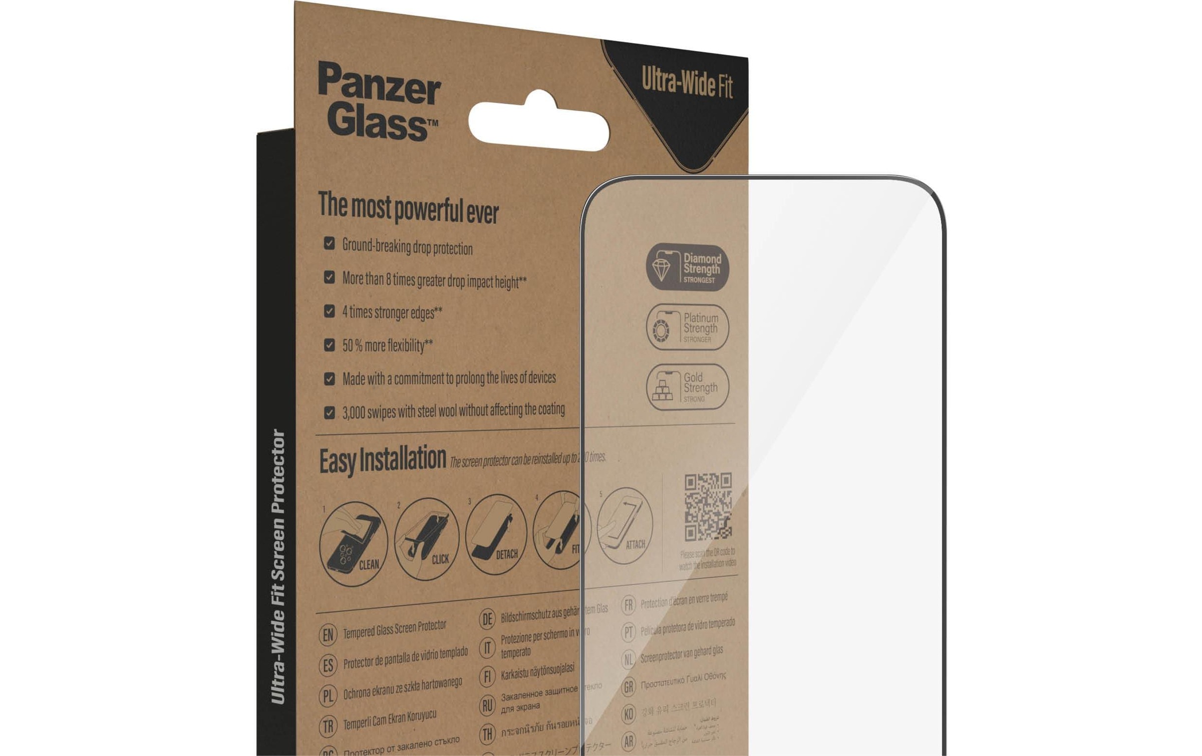 PanzerGlass Displayschutzglas »Ultra«, für iPhone 14 Pro Max, (1 St.)