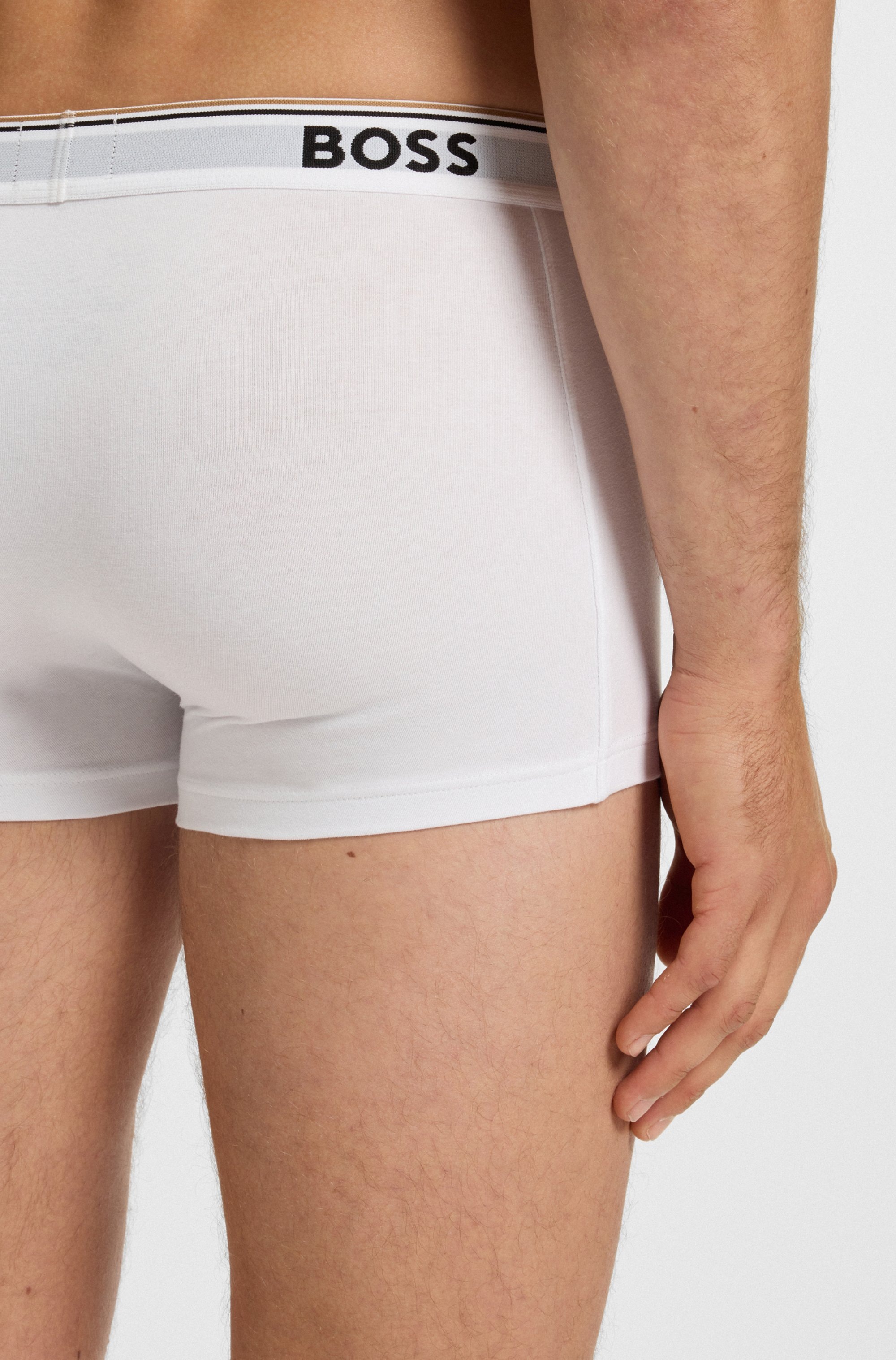 BOSS Tronc »TRUNK 3 PACK« 3 cuis BOSS Schriftzug auf dem Bund