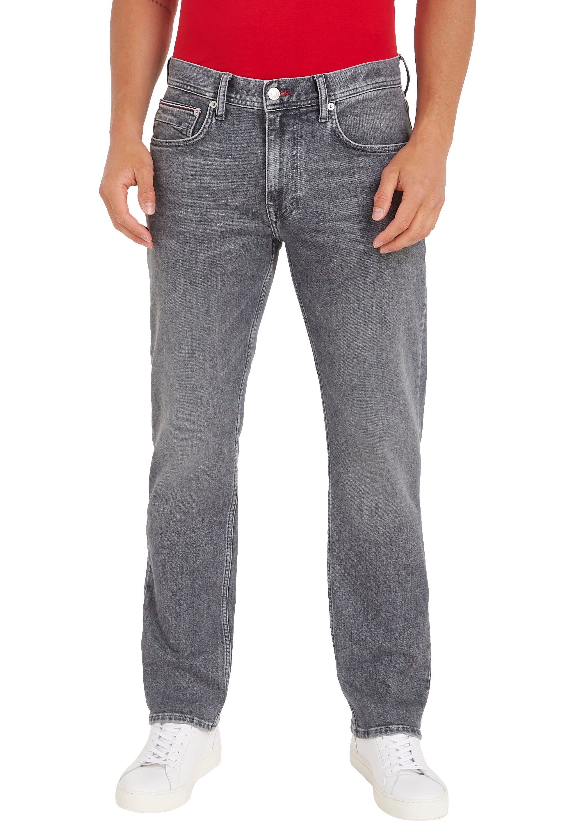 Tommy Hilfiger Gerade Jeans »DENTON«, mit Tommy Hilfiger Kontrastdetails kaufen