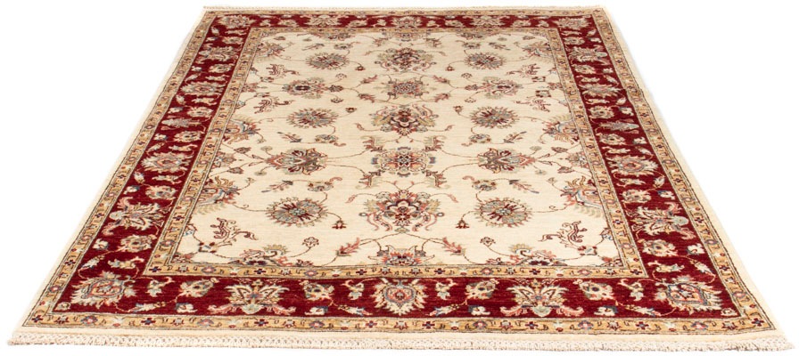 Image of morgenland Orientteppich »Ziegler - 203 x 150 cm - beige«, rechteckig, 6 mm Höhe, Wohnzimmer, Handgeknüpft, Einzelstück mit Zertifikat bei Ackermann Versand Schweiz