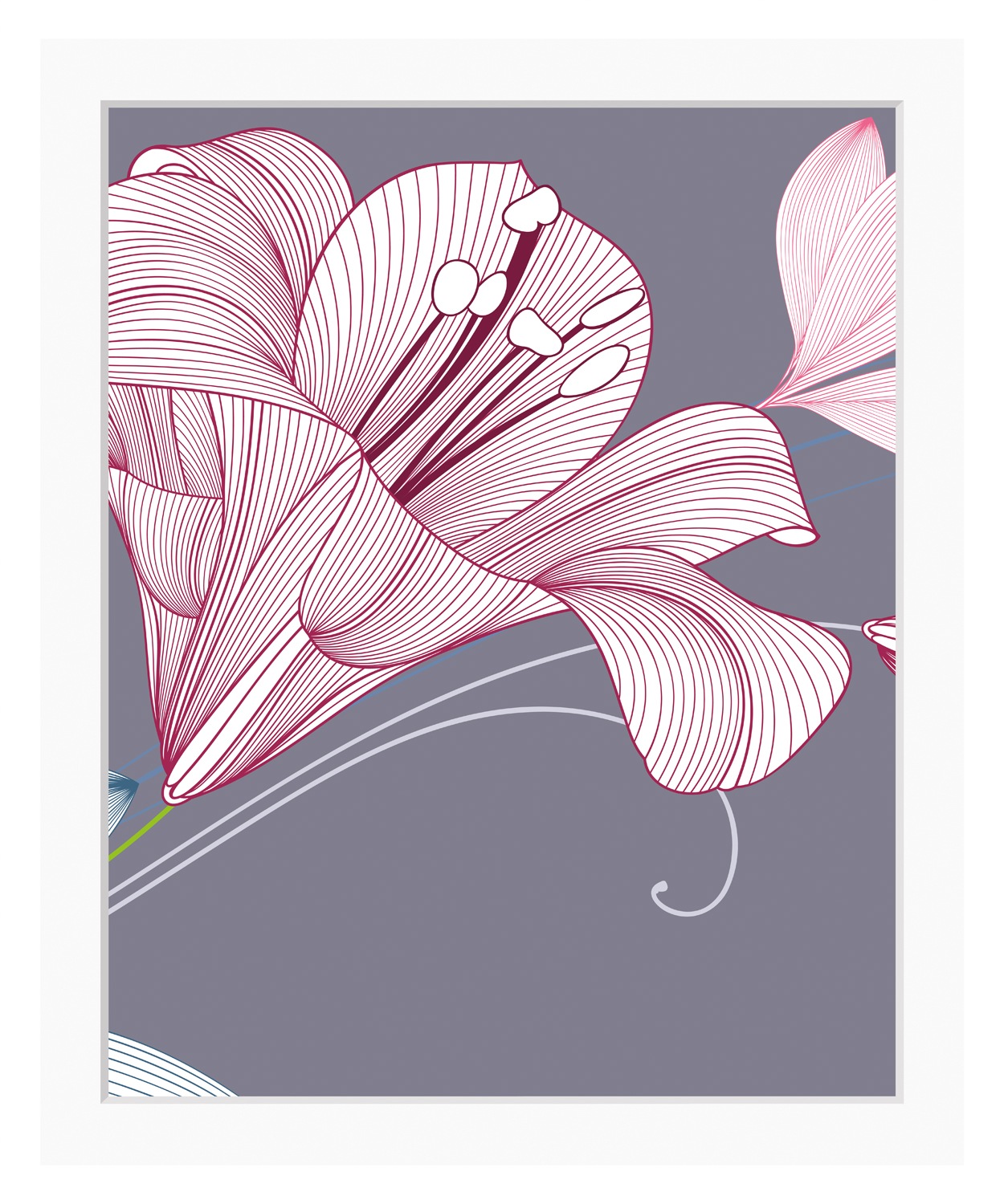 queence Bild »Alma«, Blumen, (Set), Blumen, gerahmt