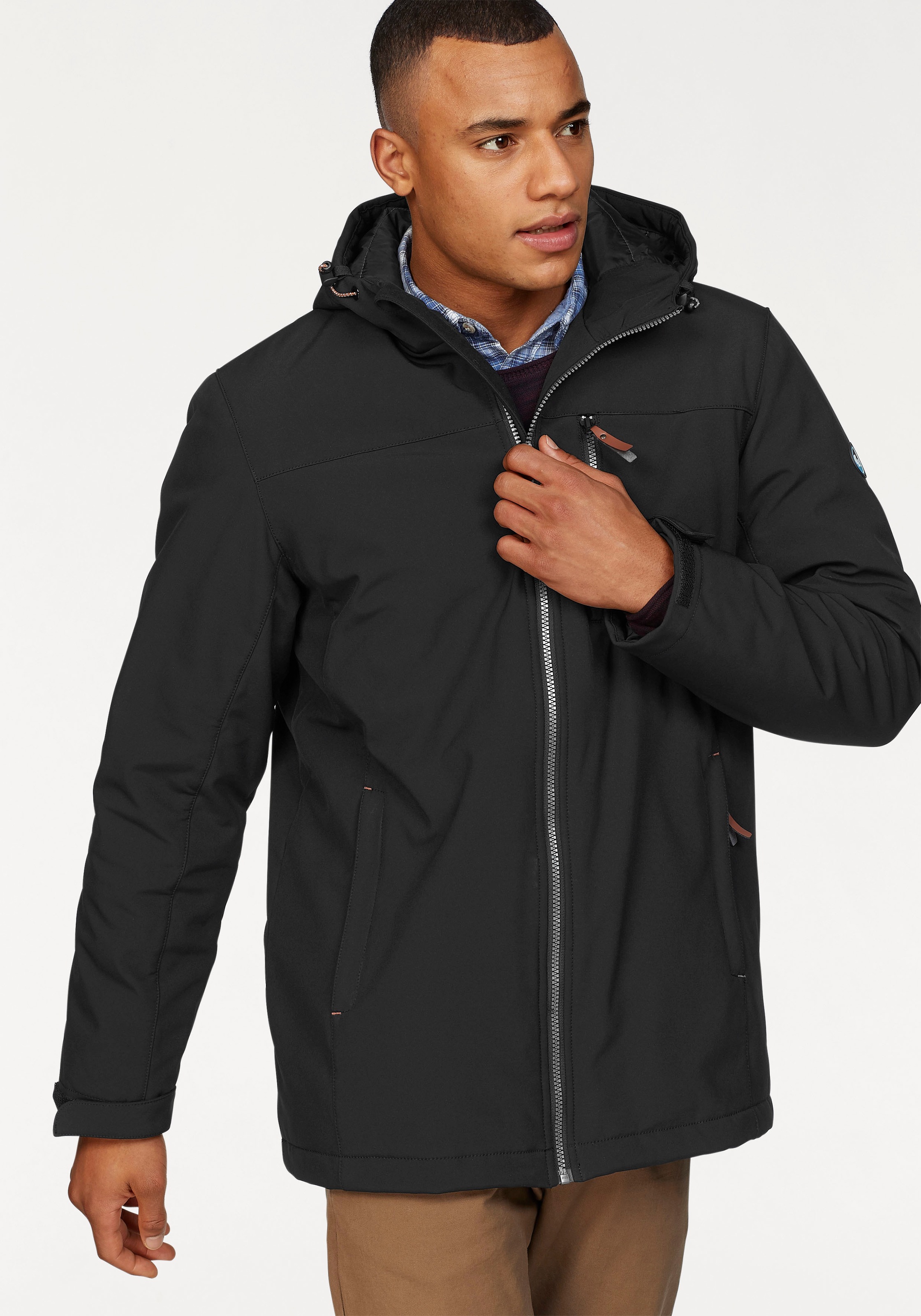 Image of Polarino Winterjacke mit Kapuze atmungsaktiv, wasserabweisend, winddicht