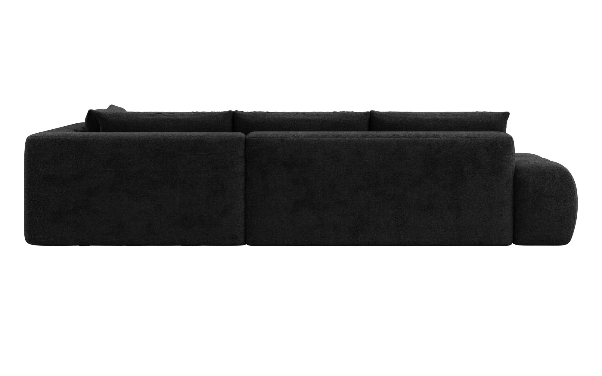 INOSIGN Ecksofa »AZITA klein, L-Form, elegant und bequem Designsofa«, lose Rückenkissen, traumhafte Steppung, Masse B/T/H: 296/176,5/89 cm