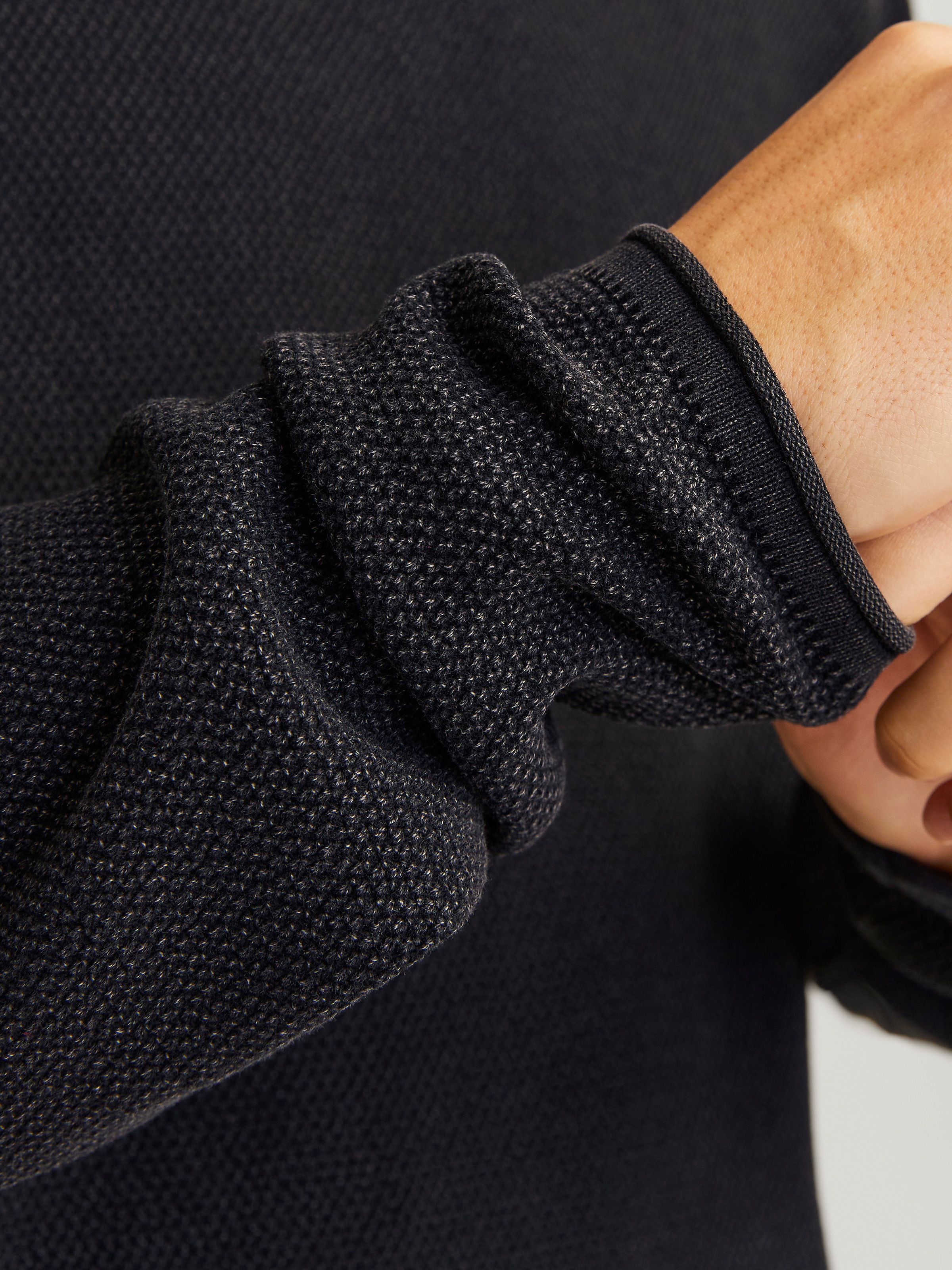 Jack & Jones Rundhalspullover »JJDEAN KNIT CREW NECK AW24« in gewaschener Optik