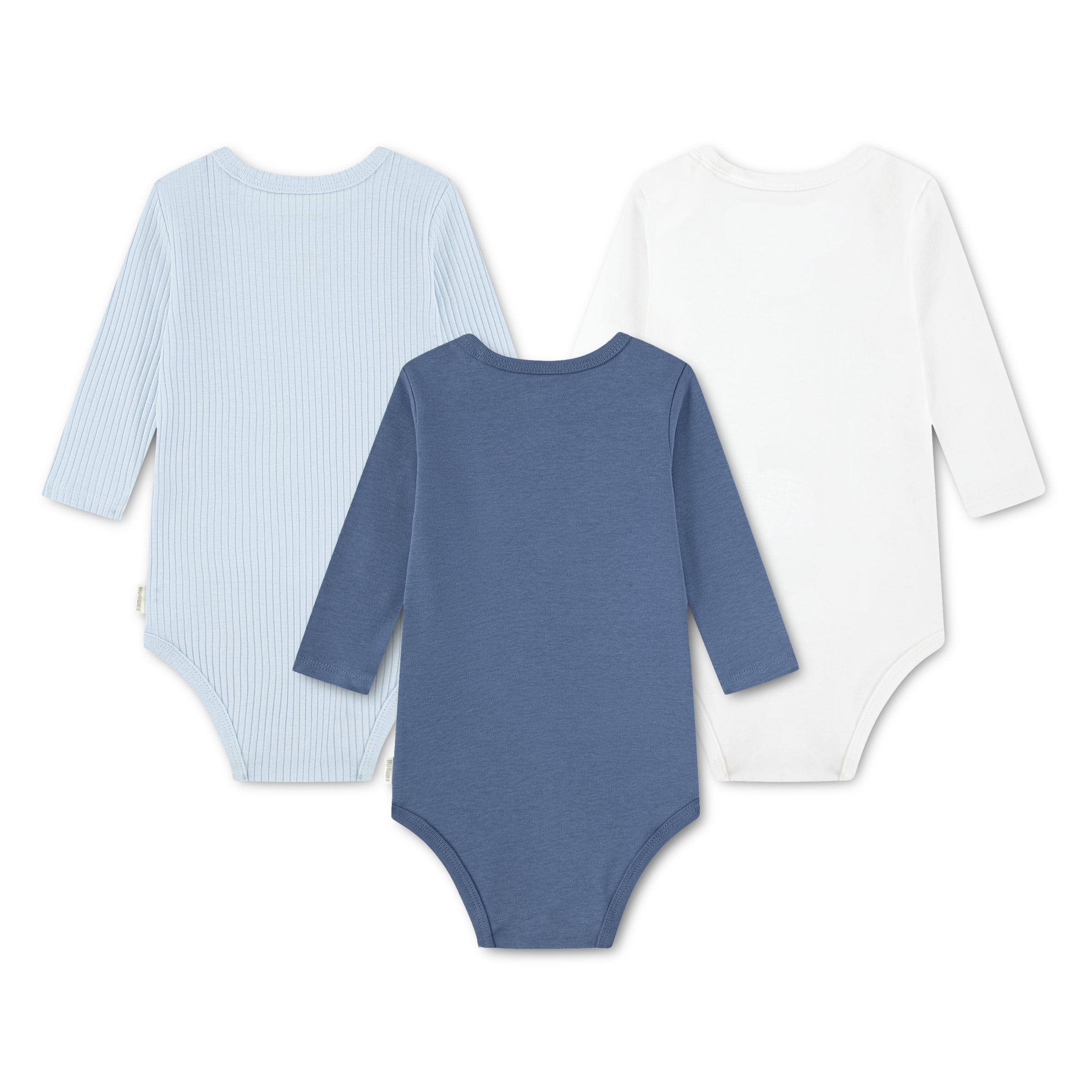 HUGGIES babywear Body à manches longues »HUGB 3PK BODYSUIT« Packung, 3 cuis 3er-Pack, in Ripp-Optik