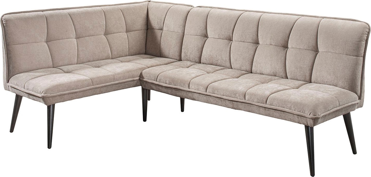 exxpo - sofa fashion Banc d'angle »Mocca Essbank, Sitzbank« hoher Sitzkomfort, bequem und elegant, hochwertige Detailverarbeitung
