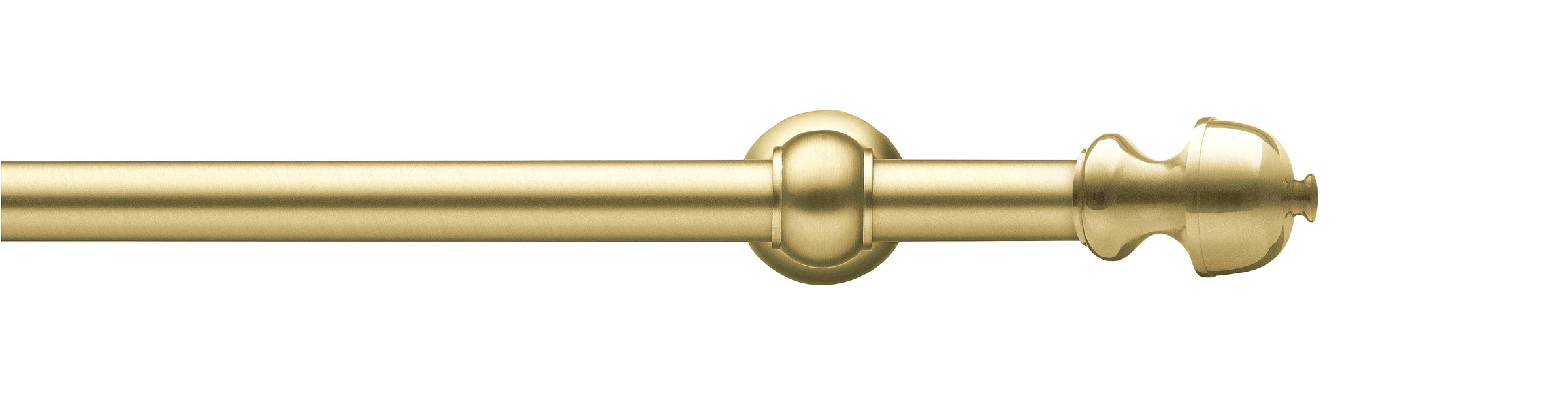 Image of GARESA Gardinenstange »ANDREA«, 2 läufig-läufig, Wunschmasslänge, Vorhanggarnitur, einfache Montage, mit Stangenverbinder verlängerbar, Wandmontage, Endknopf Profil klein, mit Ringe bei Ackermann Versand Schweiz