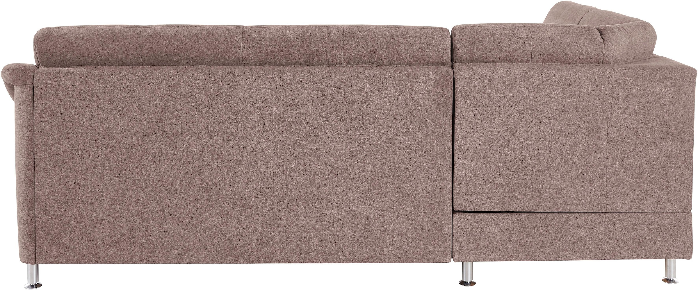 Places of Style Ecksofa »Cardoso L-Form«, Federkern, wahlweise mit Bett, Schubkasten