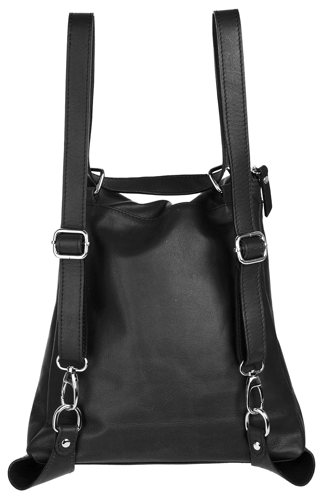 forty° Cityrucksack, echt Leder, Made in Italy
