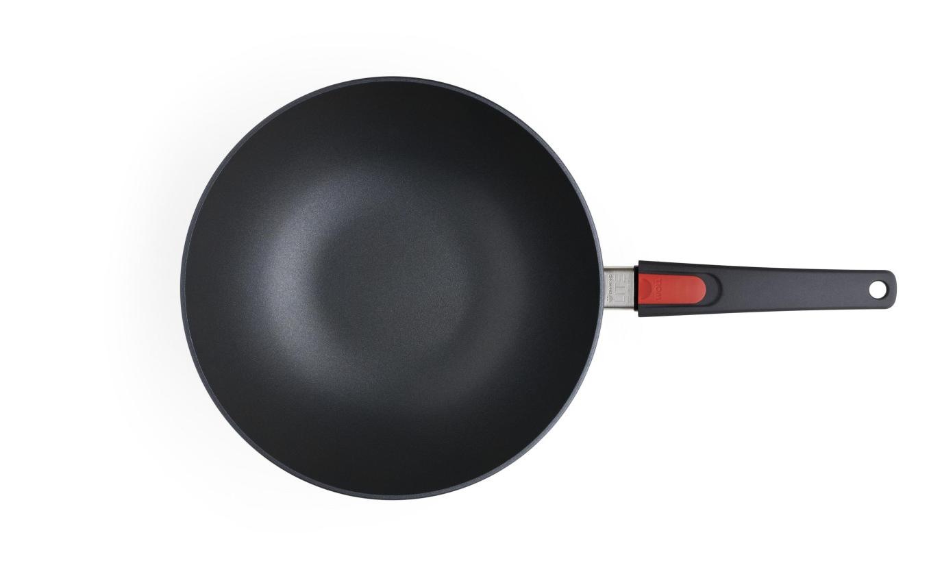 Wok en fonte 30 cm avec manche amovible Diamond Lite - Woll - Gris - Fonte Aluminium