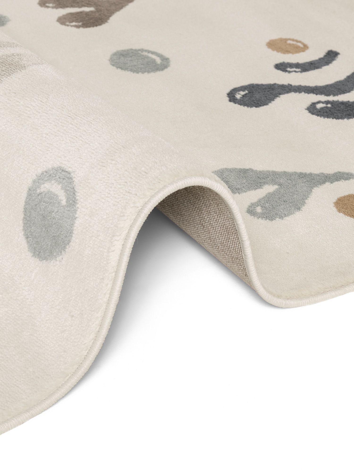 HANSE Home Kinderteppich »Moby« rund 10 mm Höhe Pflegeleicht, Weich, Kinderzimmer, Spielteppich, Spielunterlage