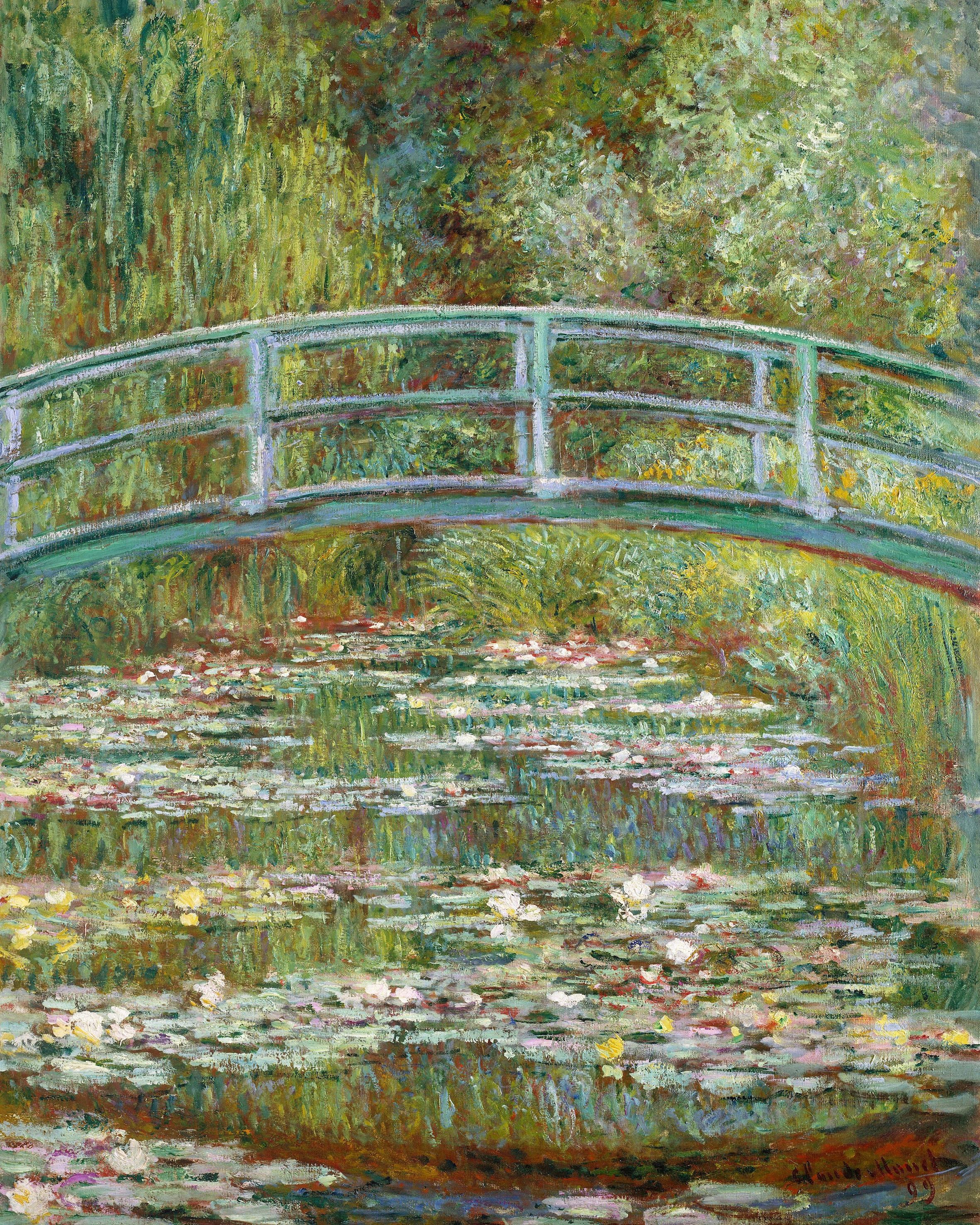 Image of Home affaire Kunstdruck »MONET / Die japanische Brücke«, (auf Leinwand 60/3,5/80 cm) bei Ackermann Versand Schweiz