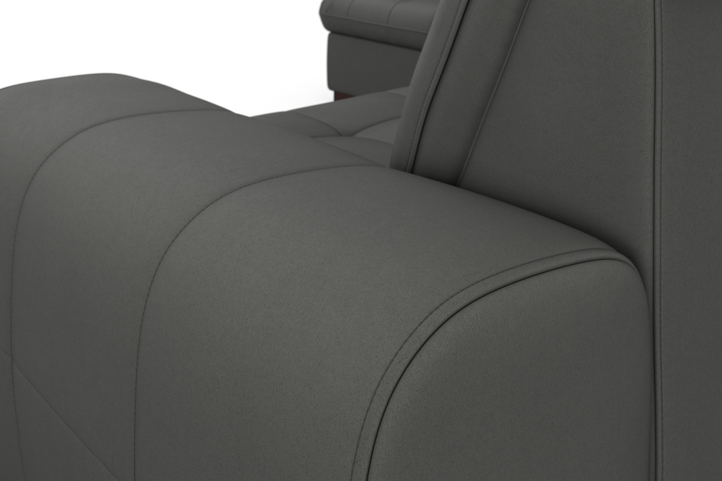 sit&more Ecksofa »Luxor L-Form« wahlweise mit Bettfunktion, Stauraum und Kopfteilverstellung