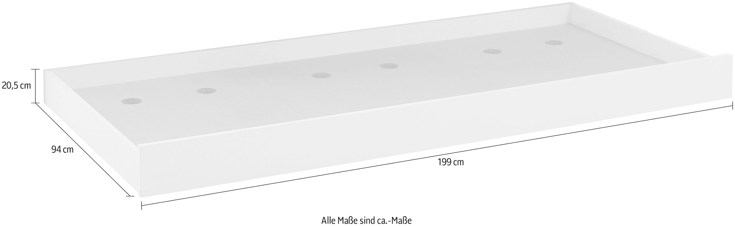 Relita Bettschubkasten »Sina« leichte Rollenführung