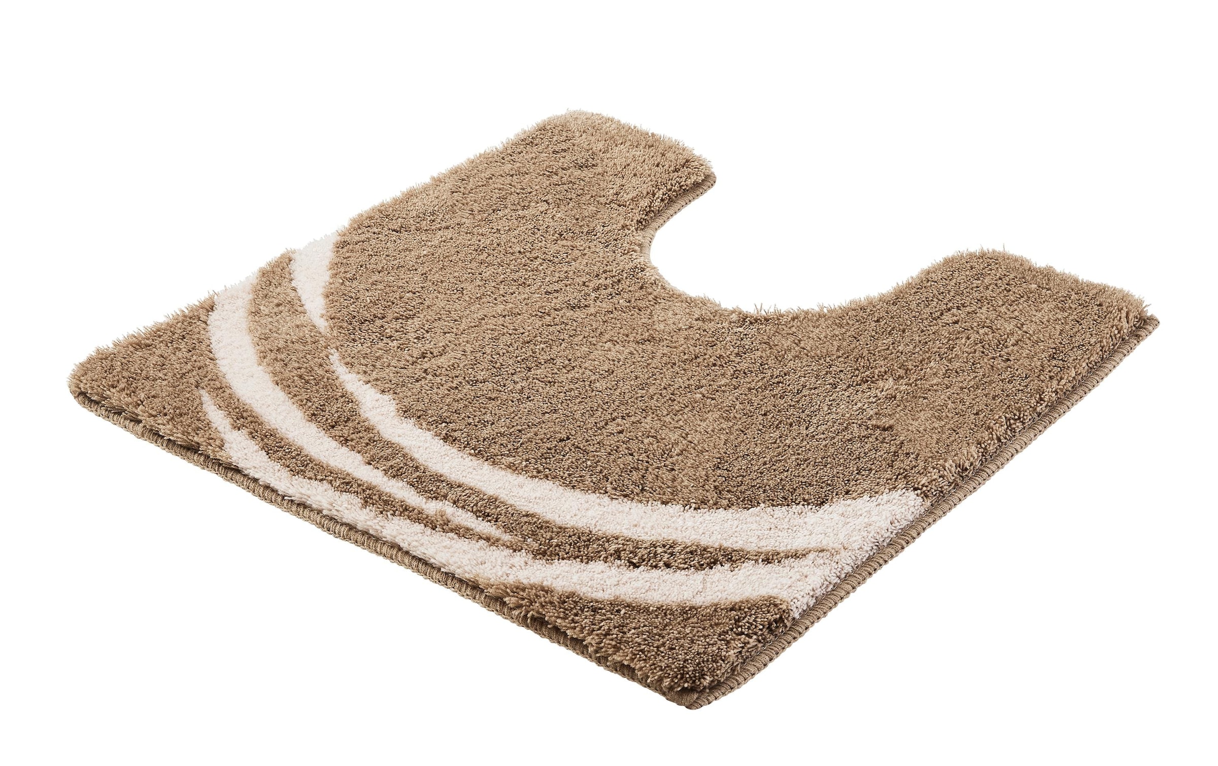 Kleine Wolke Tapis de bain »»Mystic«, Badvorleger, Badezimmer Teppich« Höhe 25 mm revêtement antidérapant compatible chauffage au sol Tapis de bain, design moderne, effet relief, rectangulaire & rond