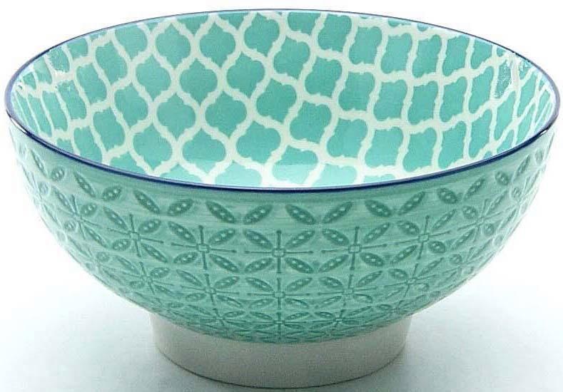 Müslischale "Mediterran", Steinzeug, (Set 4-tlg.)