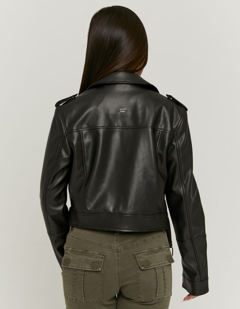 Tally Weijl Veste en imitation cuir »SJAPUTILOT« Kunstfaser, im Biker-Stil in verkürzter Passform