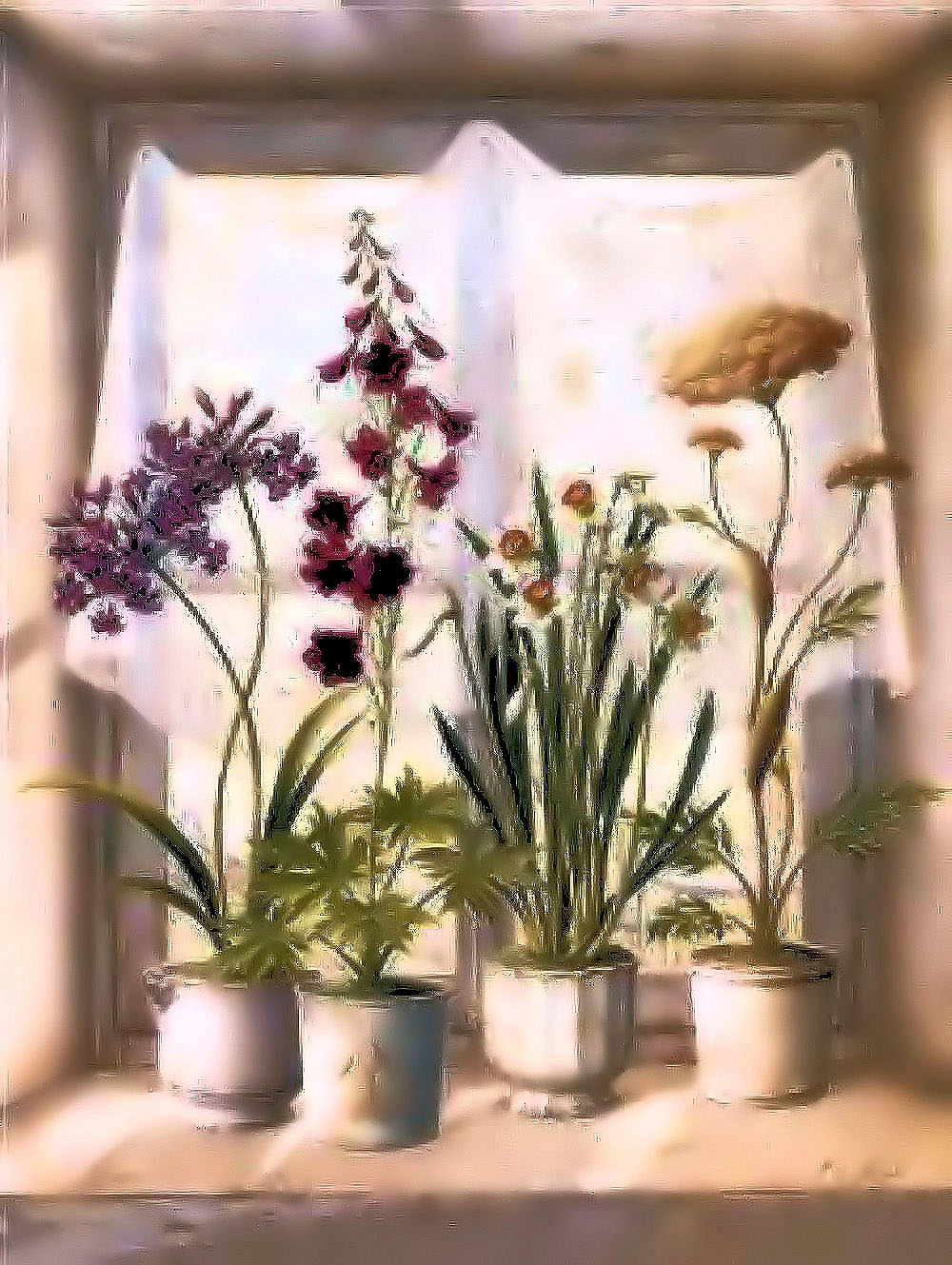 Image of Home affaire Kunstdruck »P. DE VILLENEUVE / Window Garden 2«, (1 St.) bei Ackermann Versand Schweiz