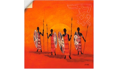 Artland Wandbild »Afrikanische Frauen«, Frau, (1 St.), als Alubild,  Leinwandbild, Wandaufkleber oder Poster in versch. Grössen günstig kaufen