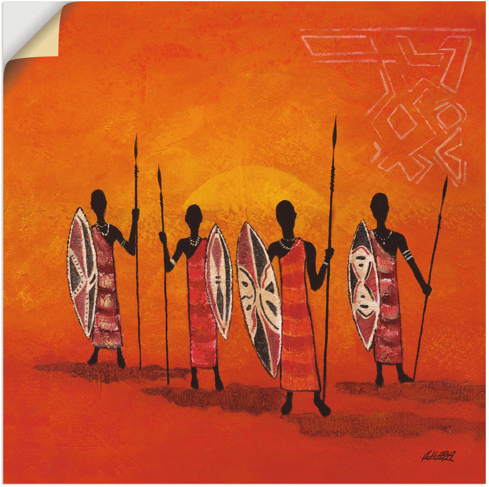Artland Wandbild »Afrikanische Frau, Grössen Frauen«, St.), Leinwandbild, als oder Alubild, in Wandaufkleber Poster (1 versch. günstig kaufen