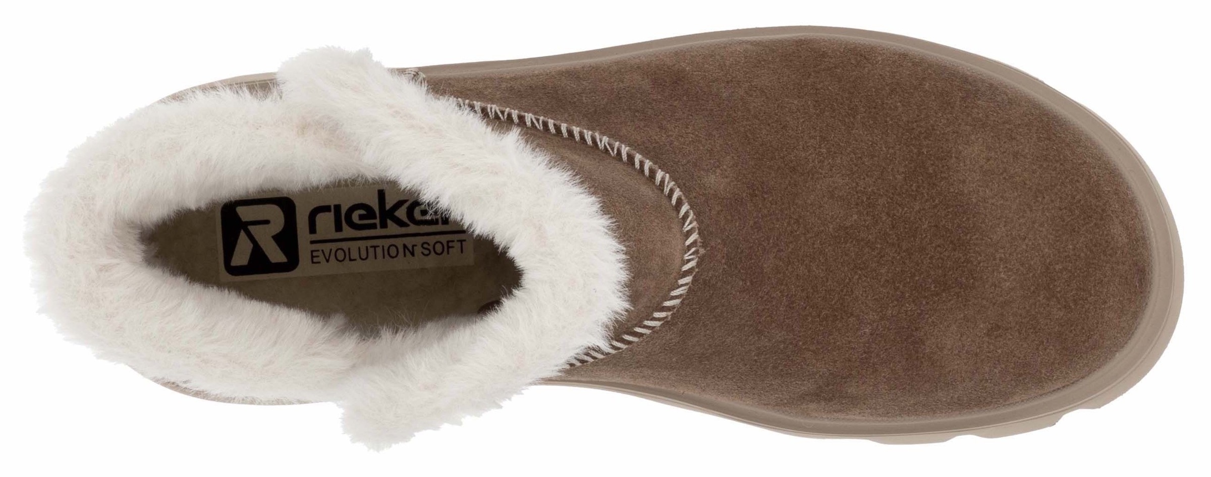 Rieker EVOLUTION Winterboots, Plateaustiefel, Schlupfschuh mit Innenreissverschluss