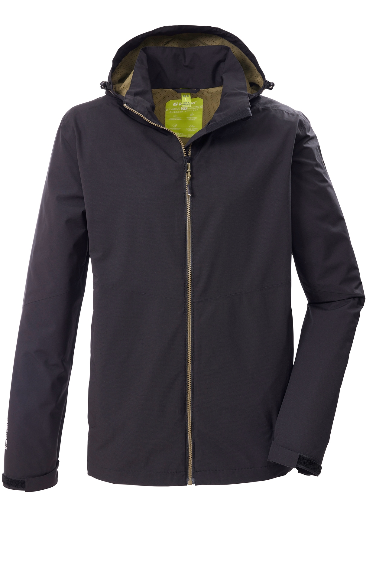 Killtec Outdoorjacke »KOS 190 MN JCKT« 1 Stk. tlg. mit regulierbarer, abnehmbarer Kapuze, atmungsaktiv