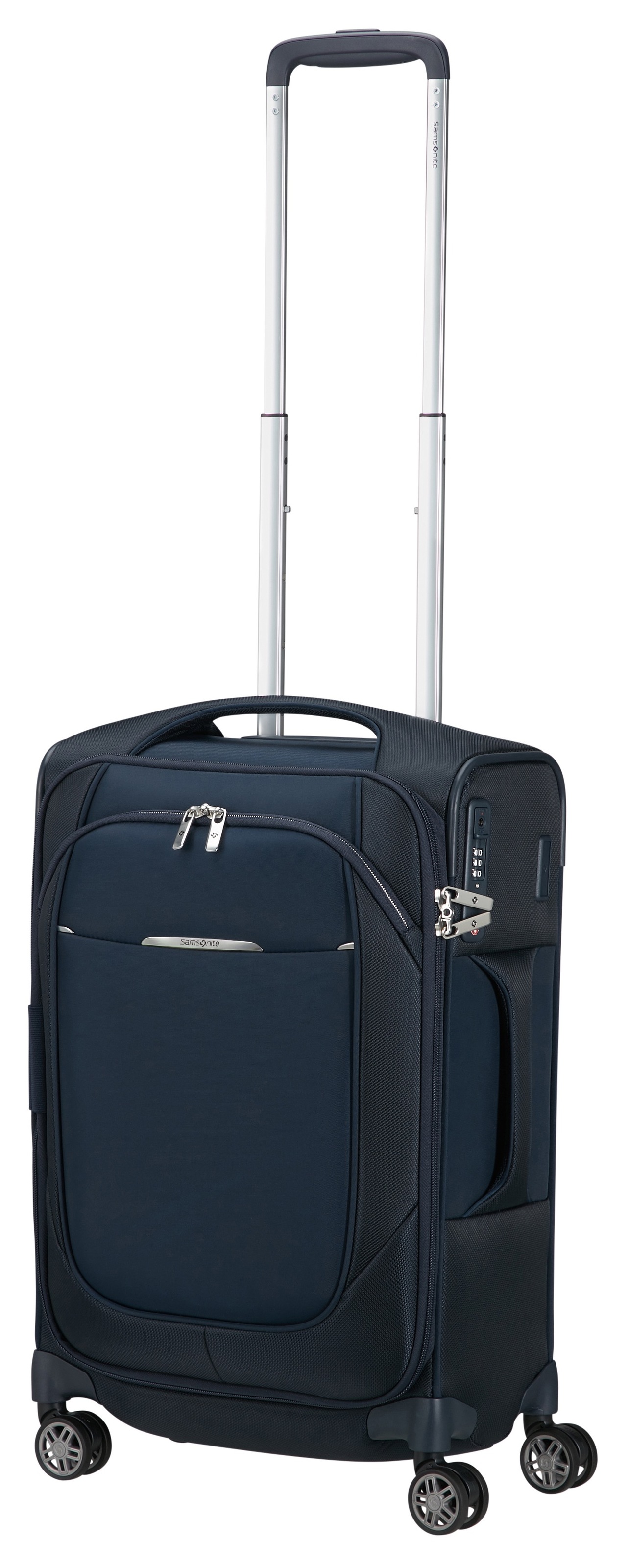Samsonite 1100000002199 »RE-LITE, verschiedene Grössen und Farben« Set, mit 2 Packwürfeln, 2 Stk. tlg. 36 l 4 Rollen mit arretierbarem und versenkbarem Druckknopf-Trolleysystem