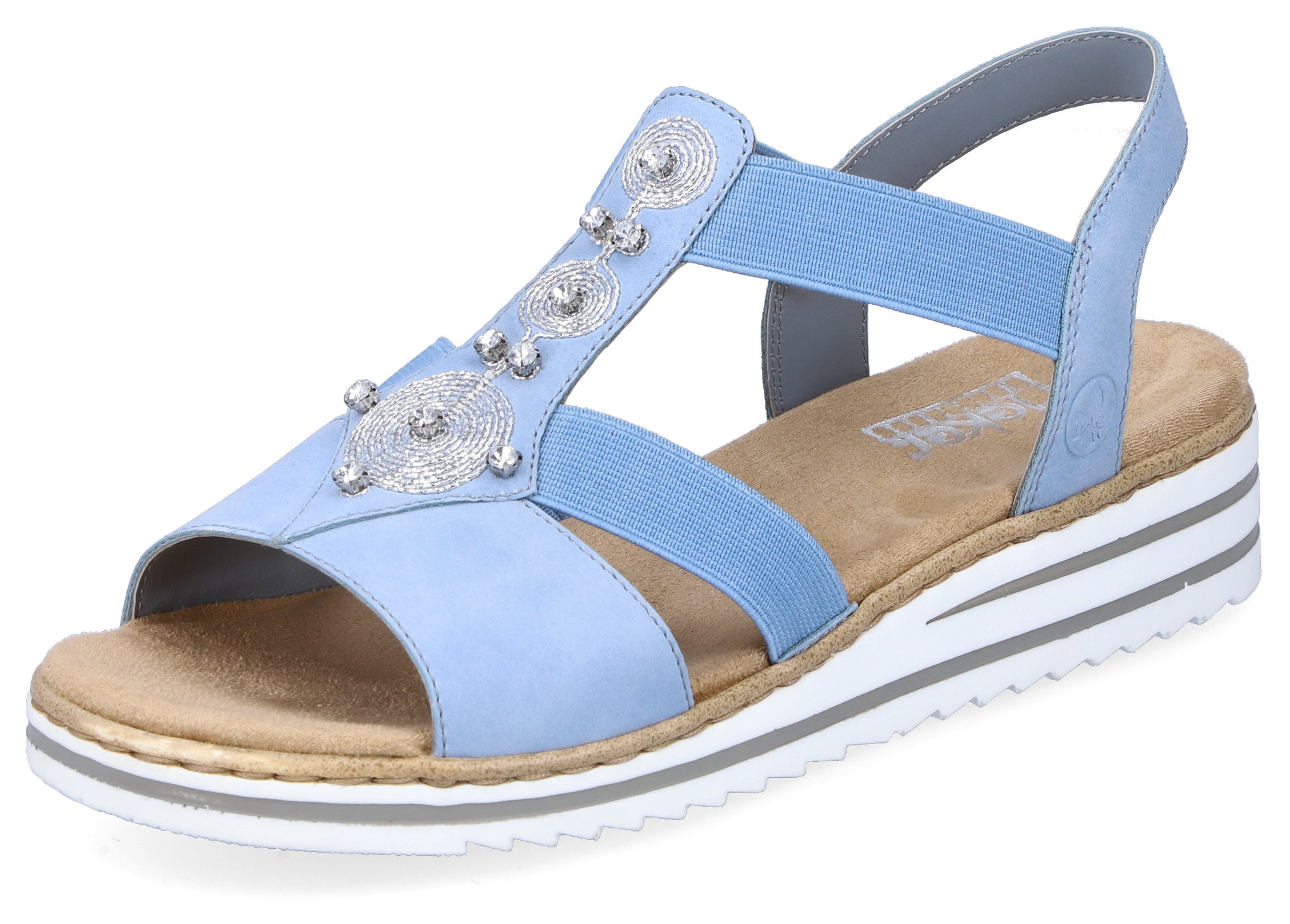 Image of Rieker Riemchensandale, mit Schmucksteine bei Ackermann Versand Schweiz